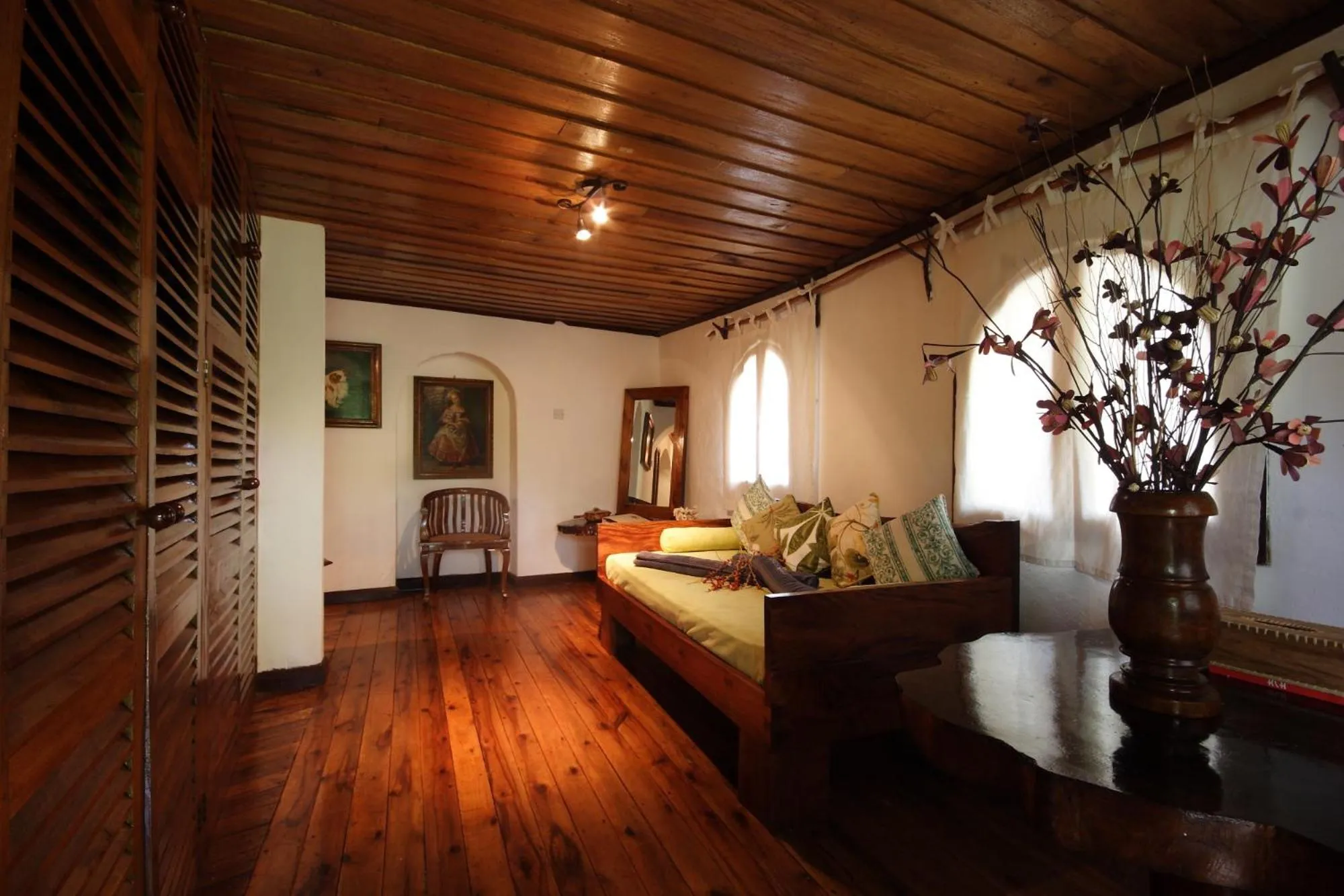 Living room, Bed in Chauve Souris Relais