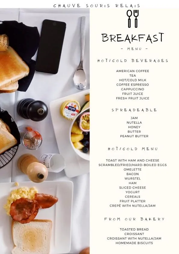 Breakfast in Chauve Souris Relais