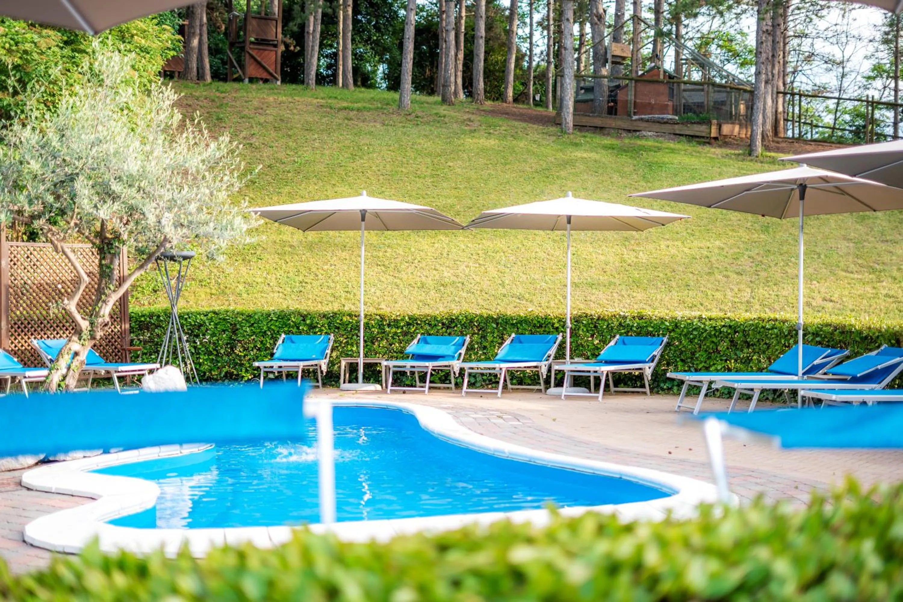 Swimming pool in La Valle Dei Caprioli Village Bungalow Park - Freelandia Azienda Agricola