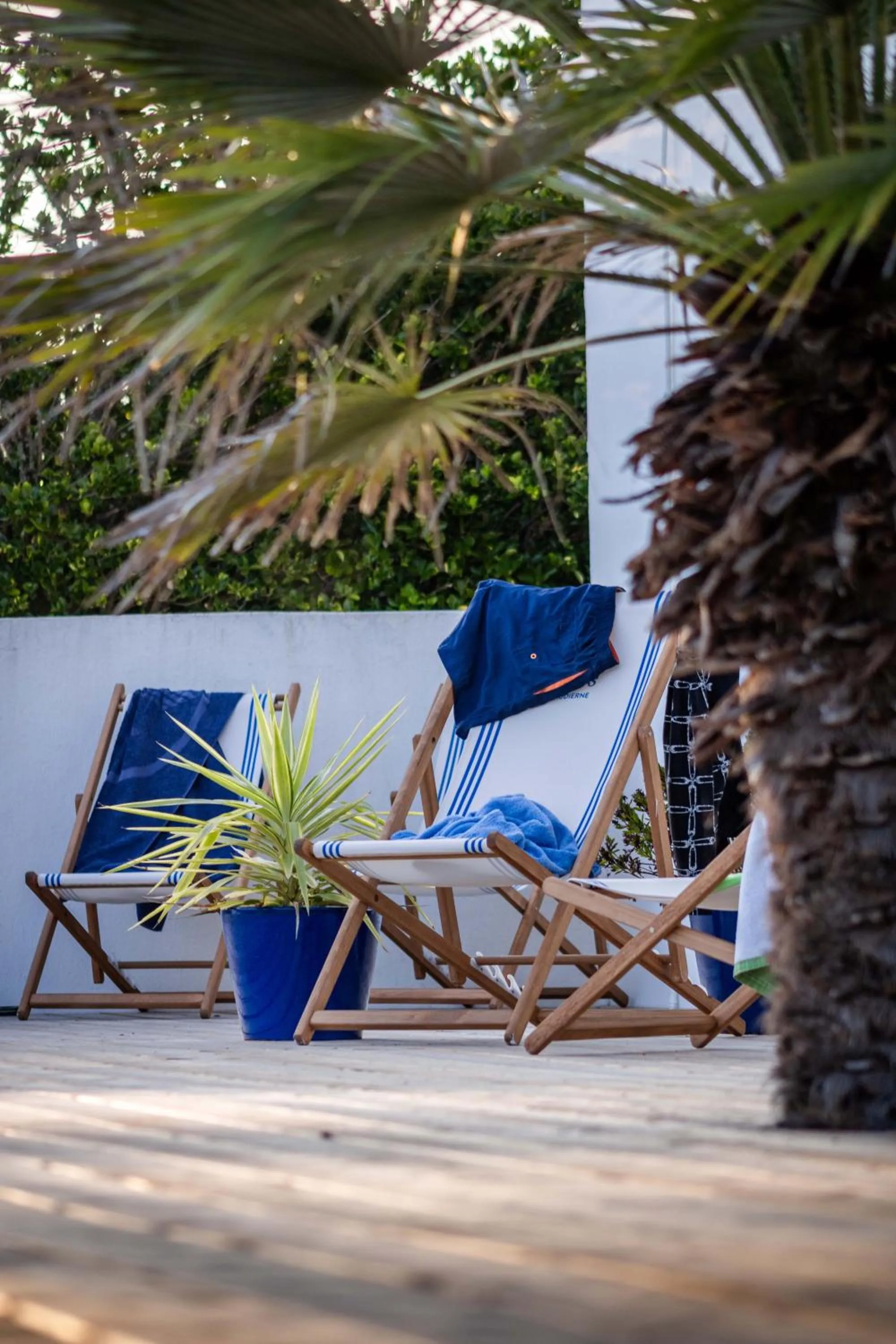 Patio in Ty Ys Hôtel