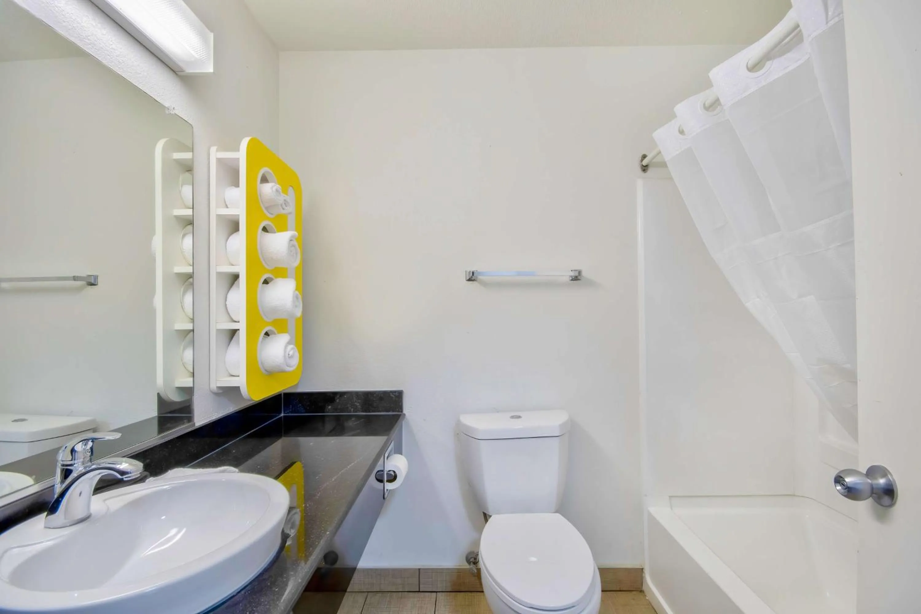 Bathroom in Studio 6 Georgetown KY Lexington North