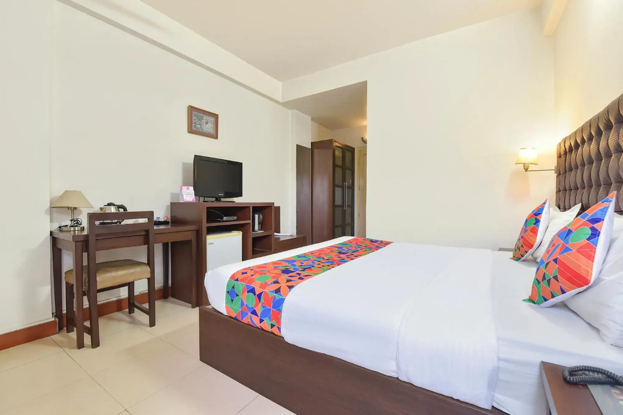 Bed in FabHotel Shikha Bed in FabHotel Shikha