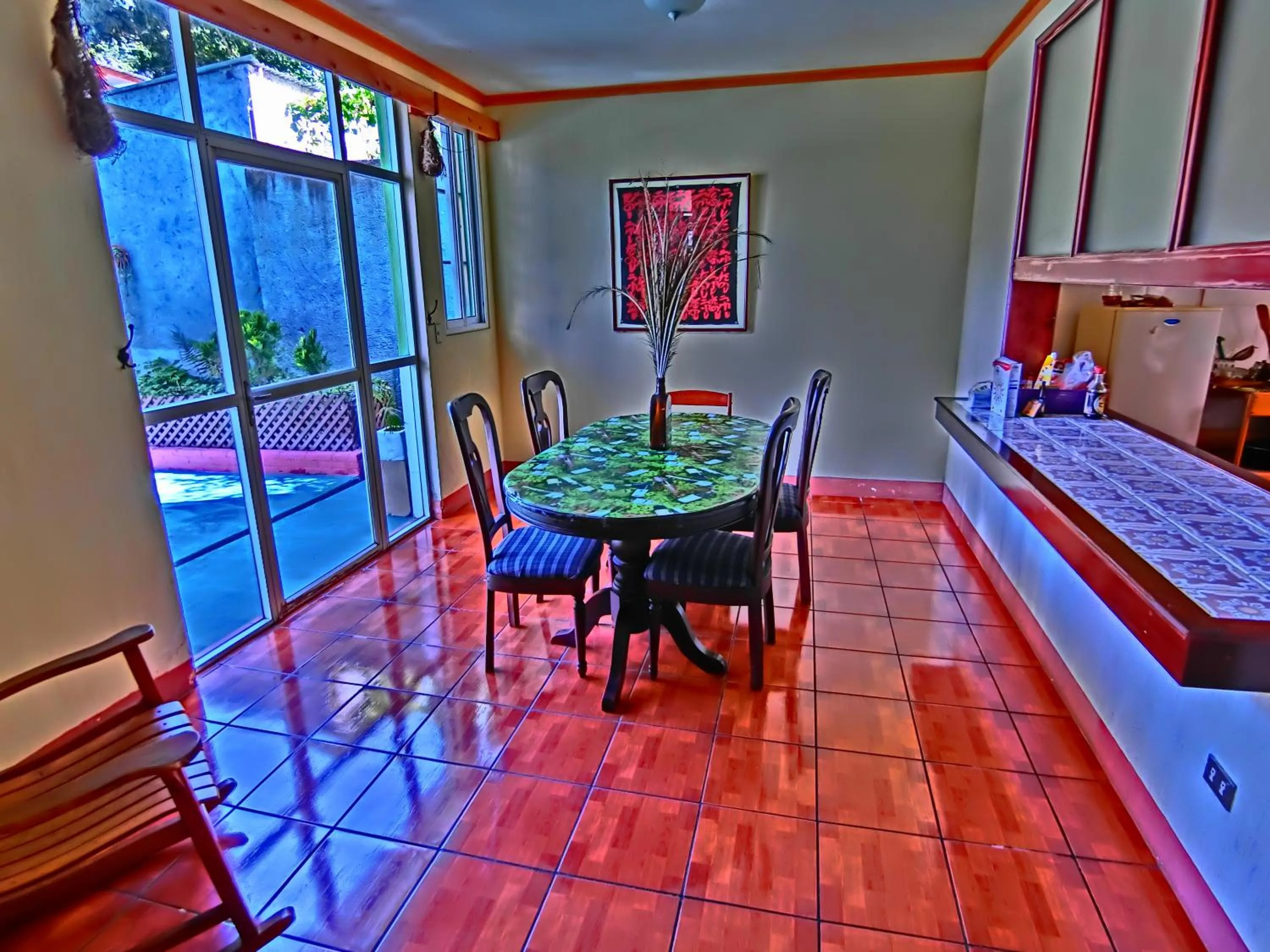 Dining area, Bed in Hotel El Sol