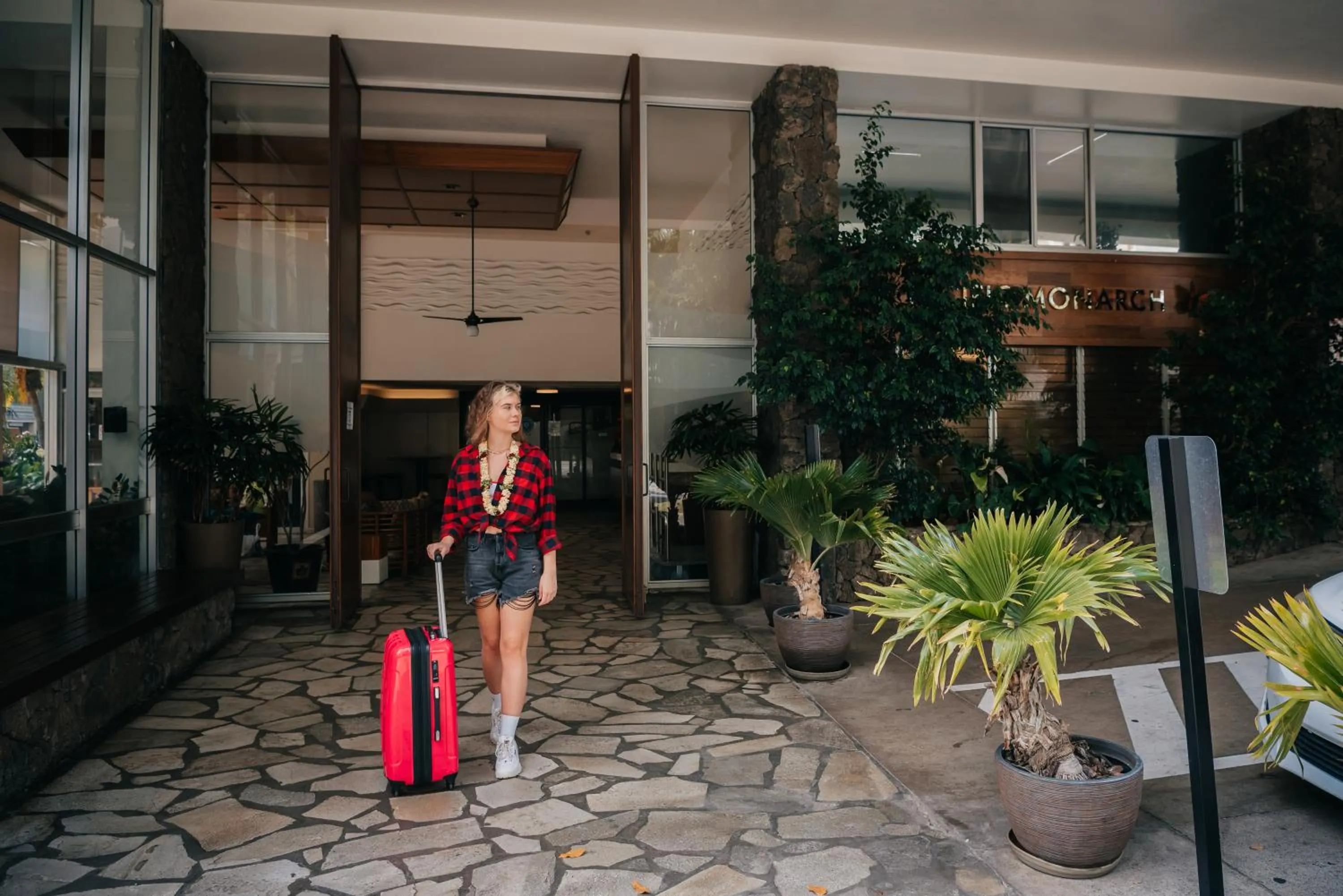 People in Pacific Monarch Hotel