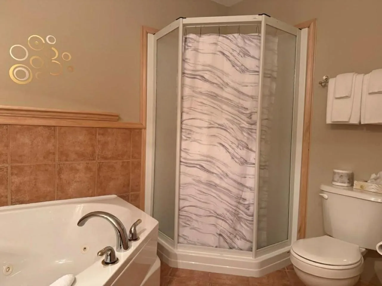 Shower in Auberge MicKy Inc