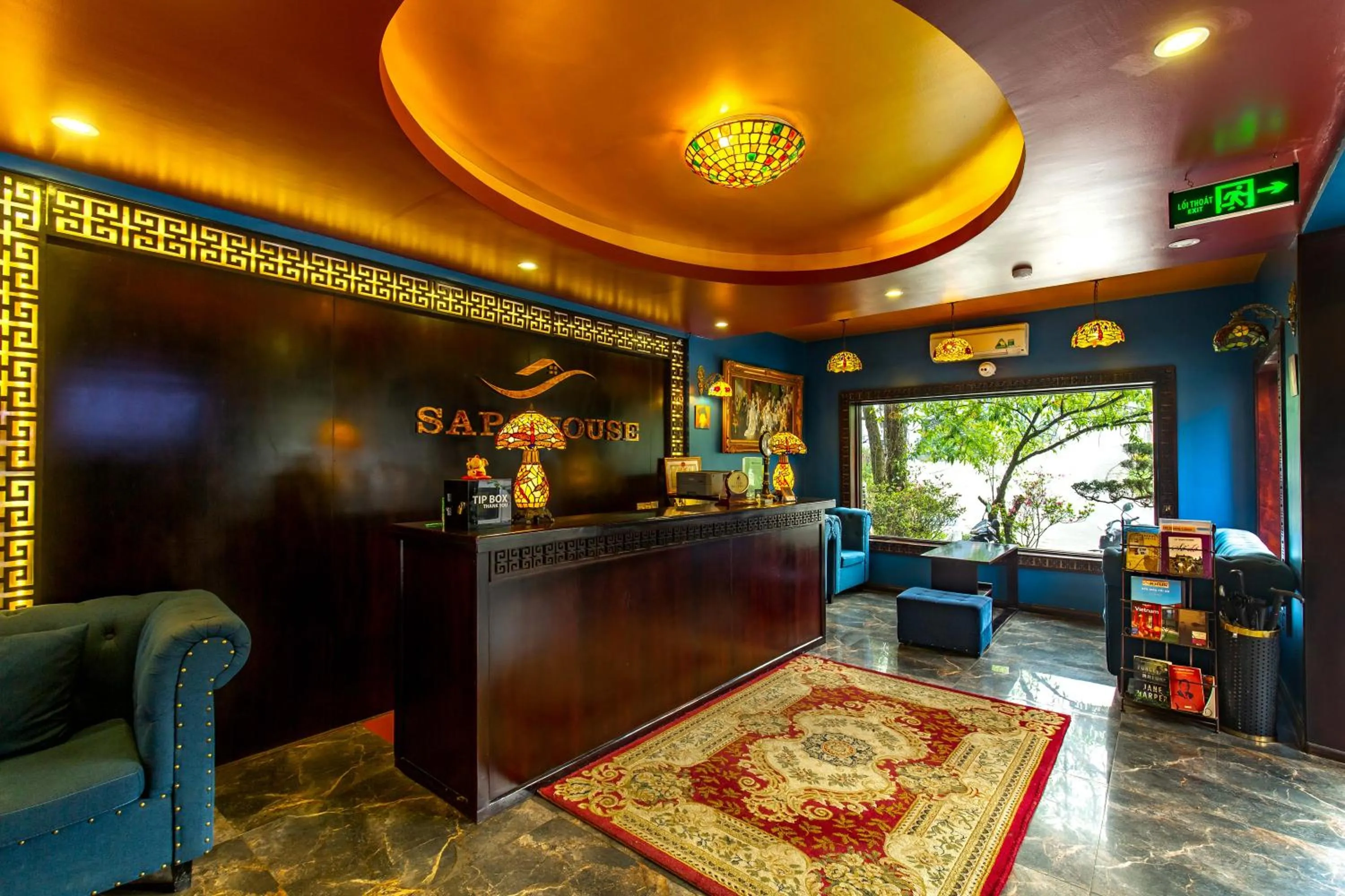 Lobby or reception in Sapa House Hotel Halal Certified
