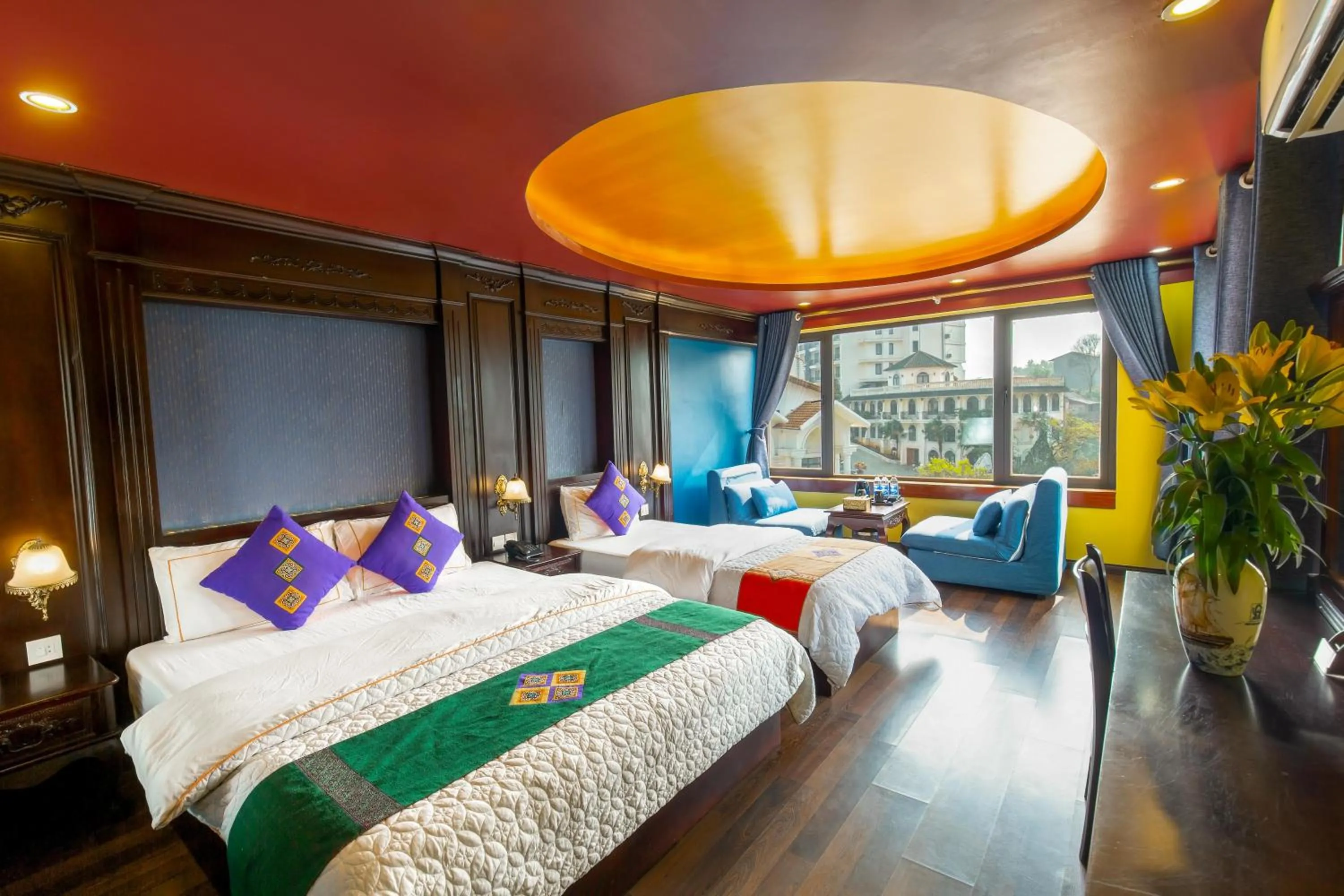 Bedroom, Bed in Sapa House Hotel Halal Certified