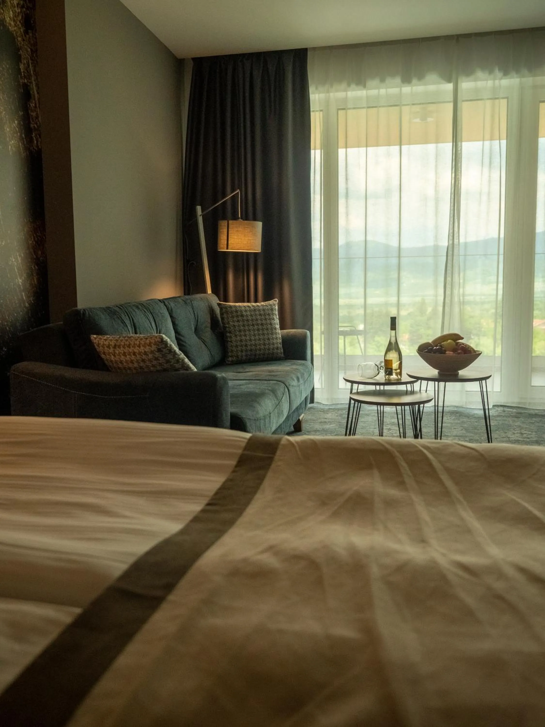 Seating area, Bed in The Five Elements Hotel and SPA