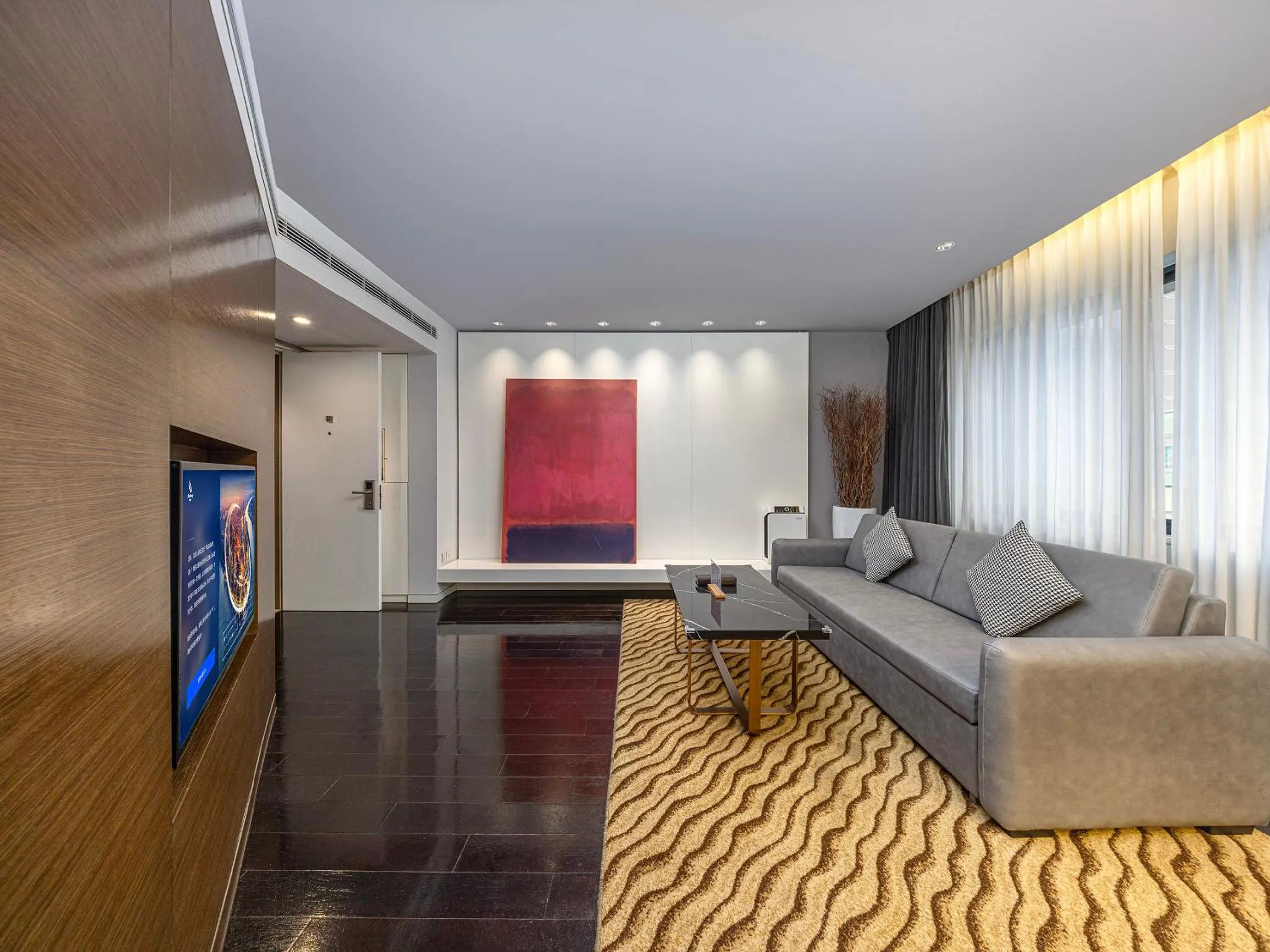 Living room in Metropolo Dahua Hotel Shanghai