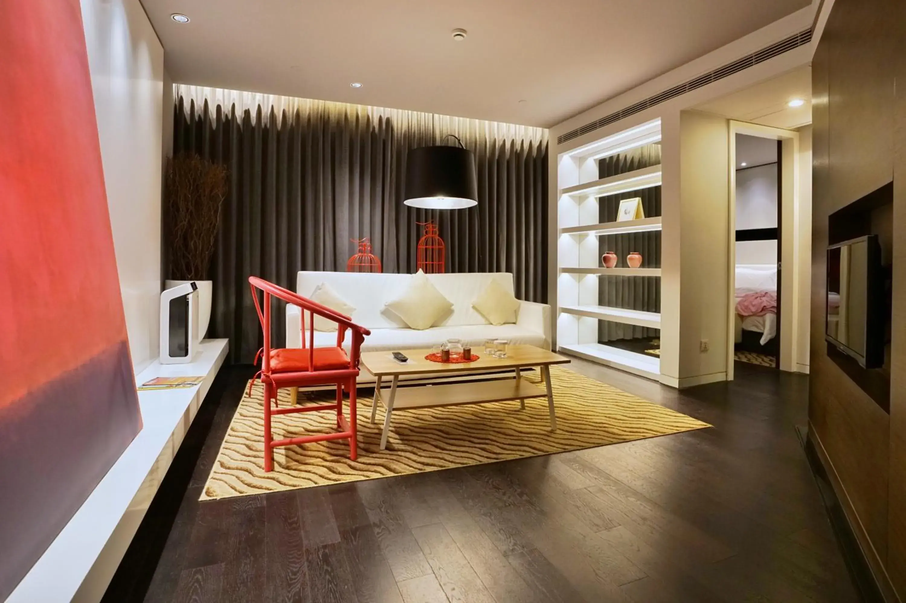 Living room, Bed in Metropolo Dahua Hotel Shanghai Living room, Bed in Metropolo Dahua Hotel Shanghai