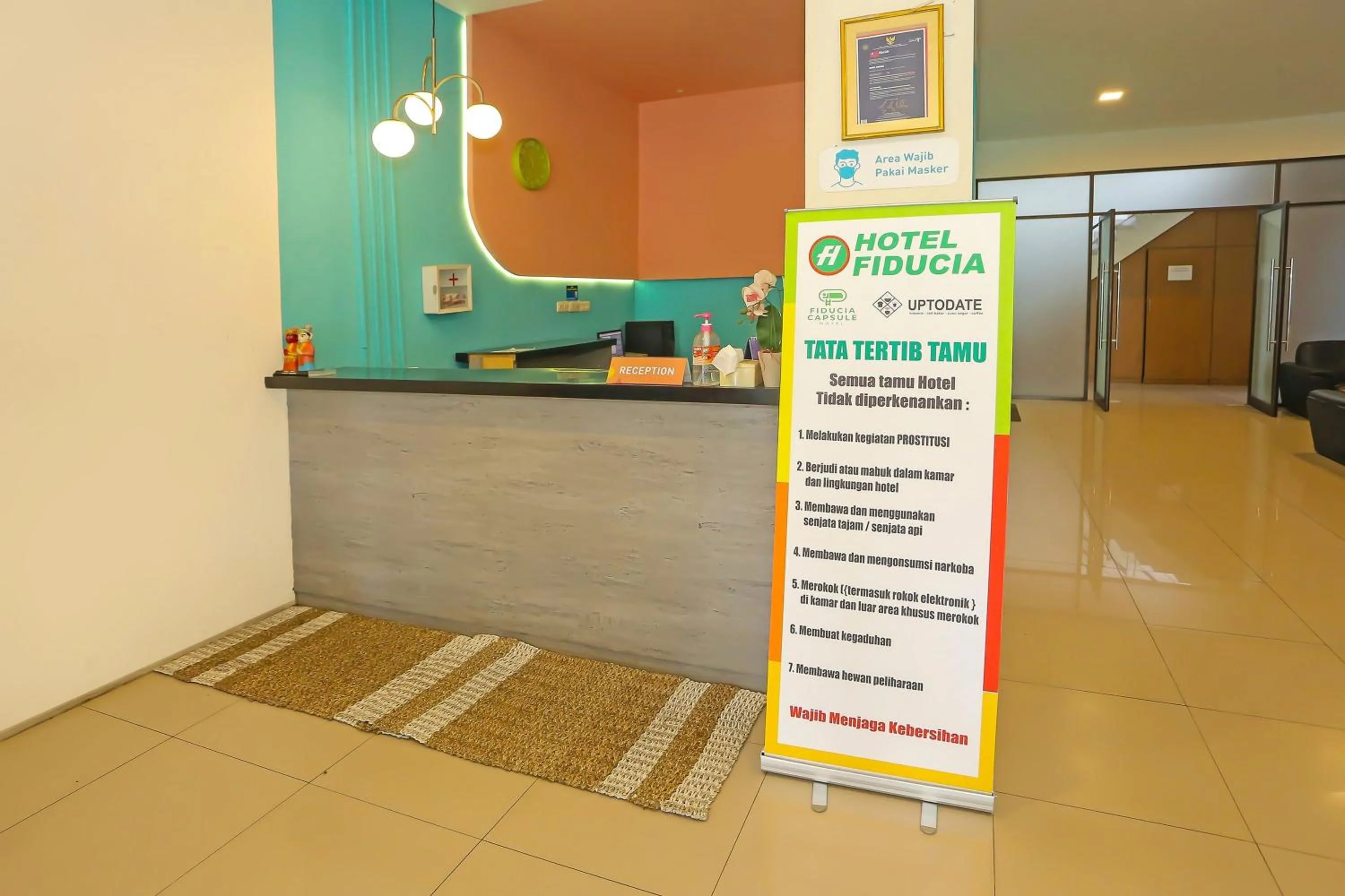 Lobby or reception in Collection O 92130 Hotel Fiducia Kaji