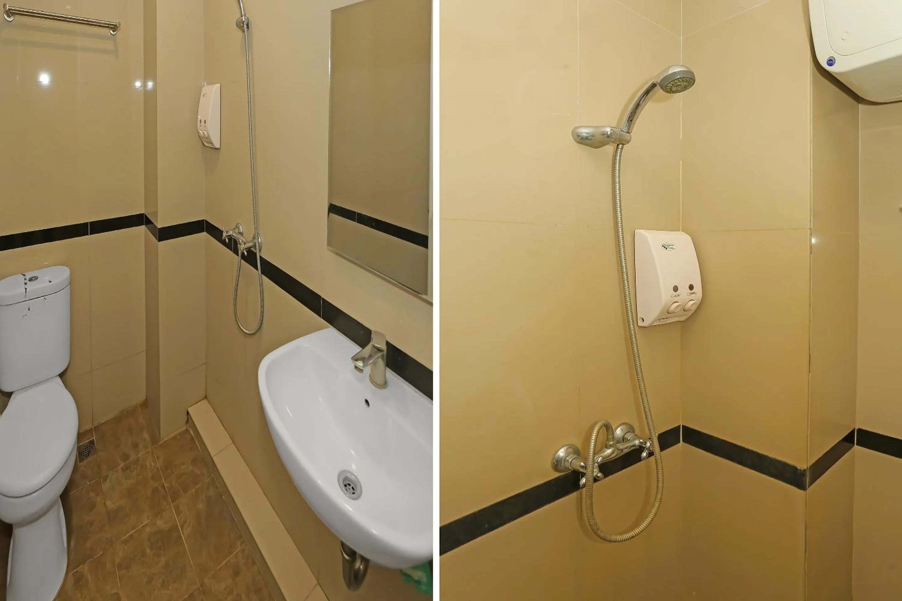 Bathroom in Collection O 92130 Hotel Fiducia Kaji