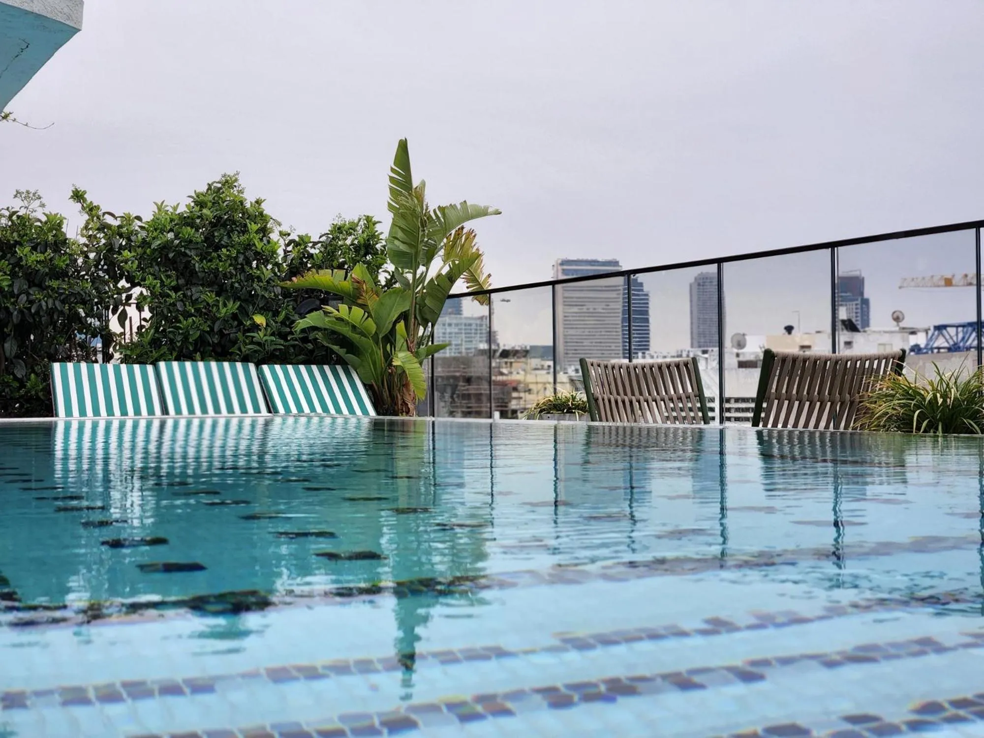 Pool view in Mayer House