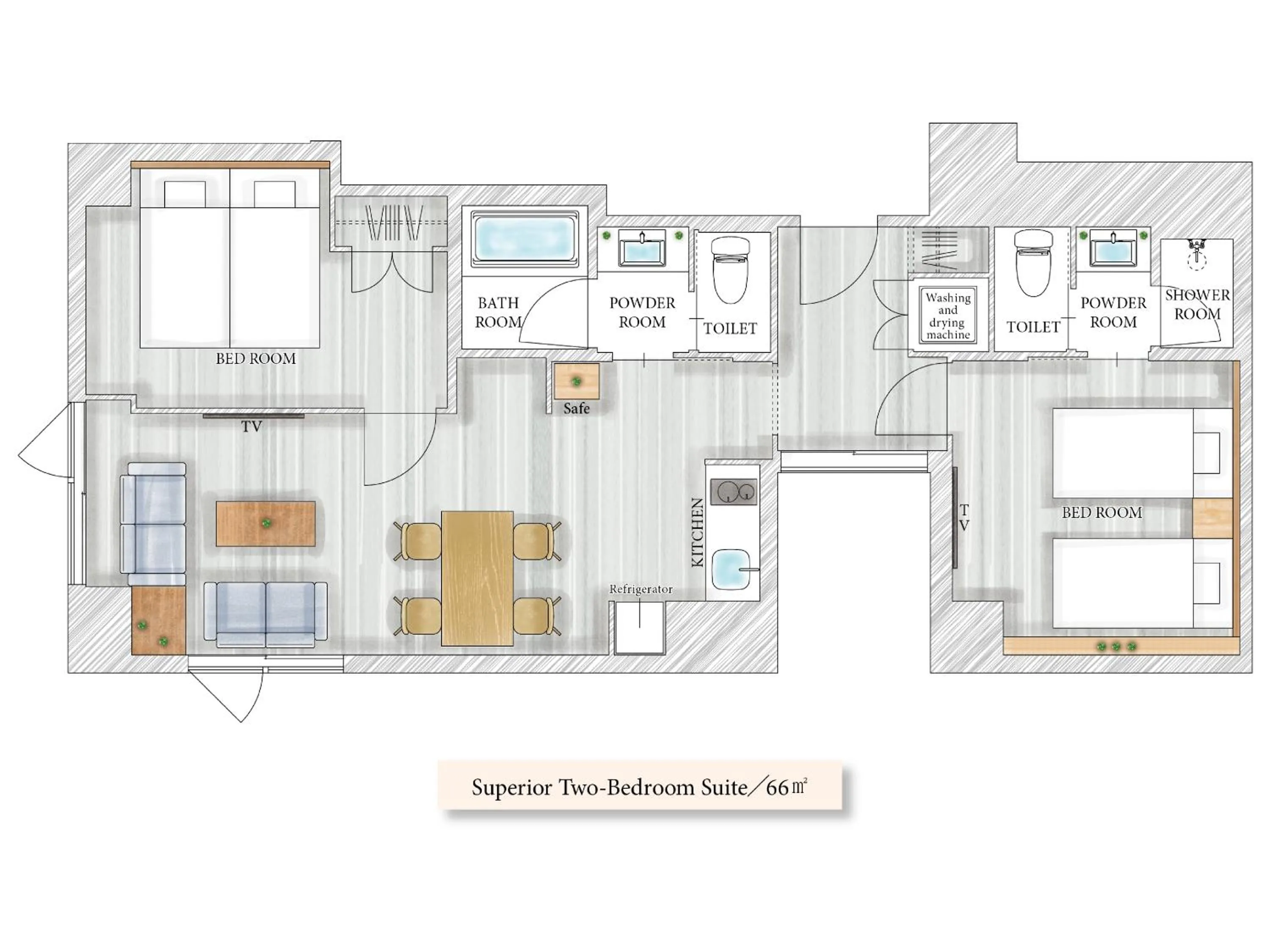 Kitchen or kitchenette in MIMARU SUITES Kyoto Shijo