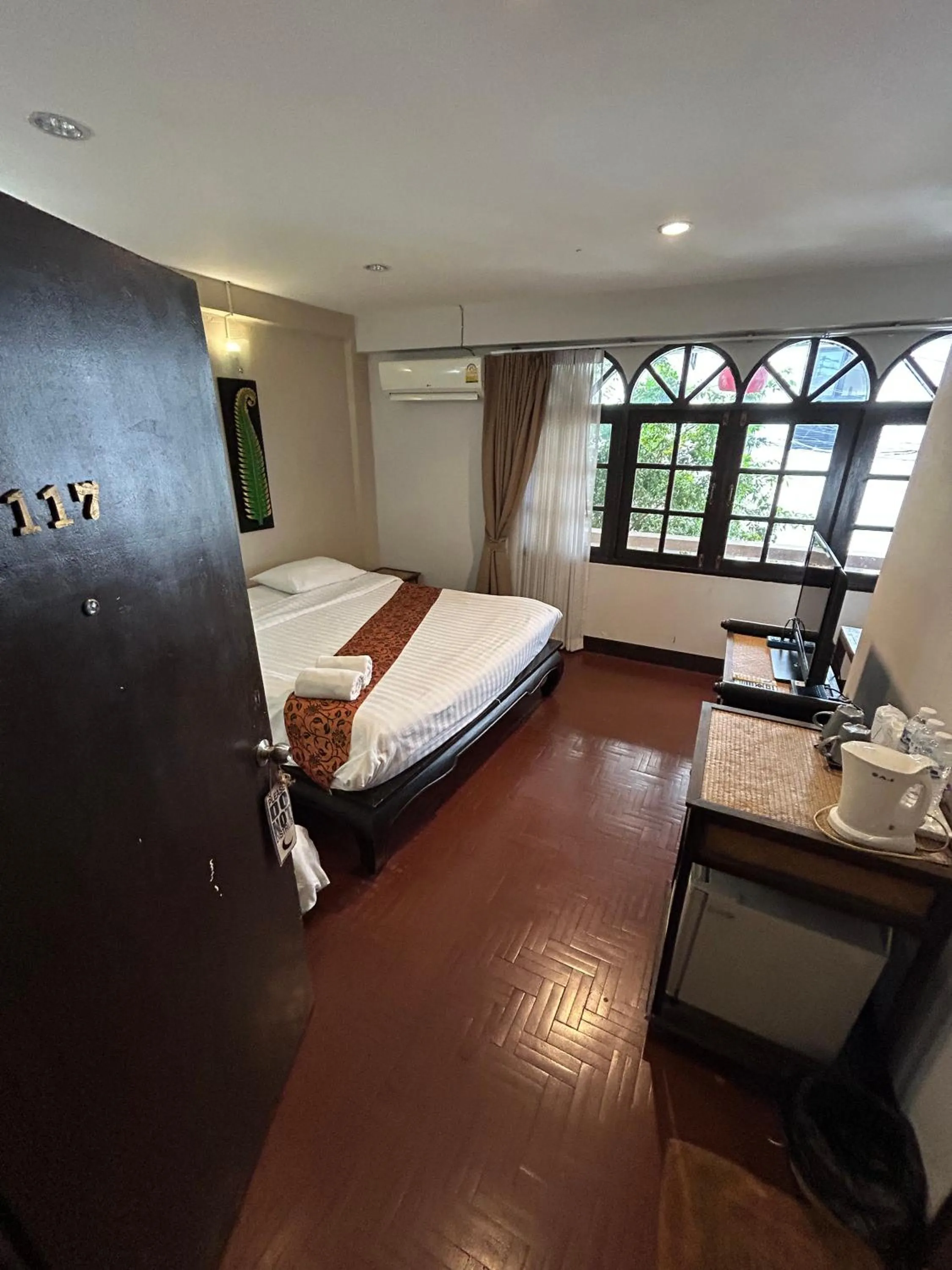 Bed in Kamala's Boutique Guesthouse