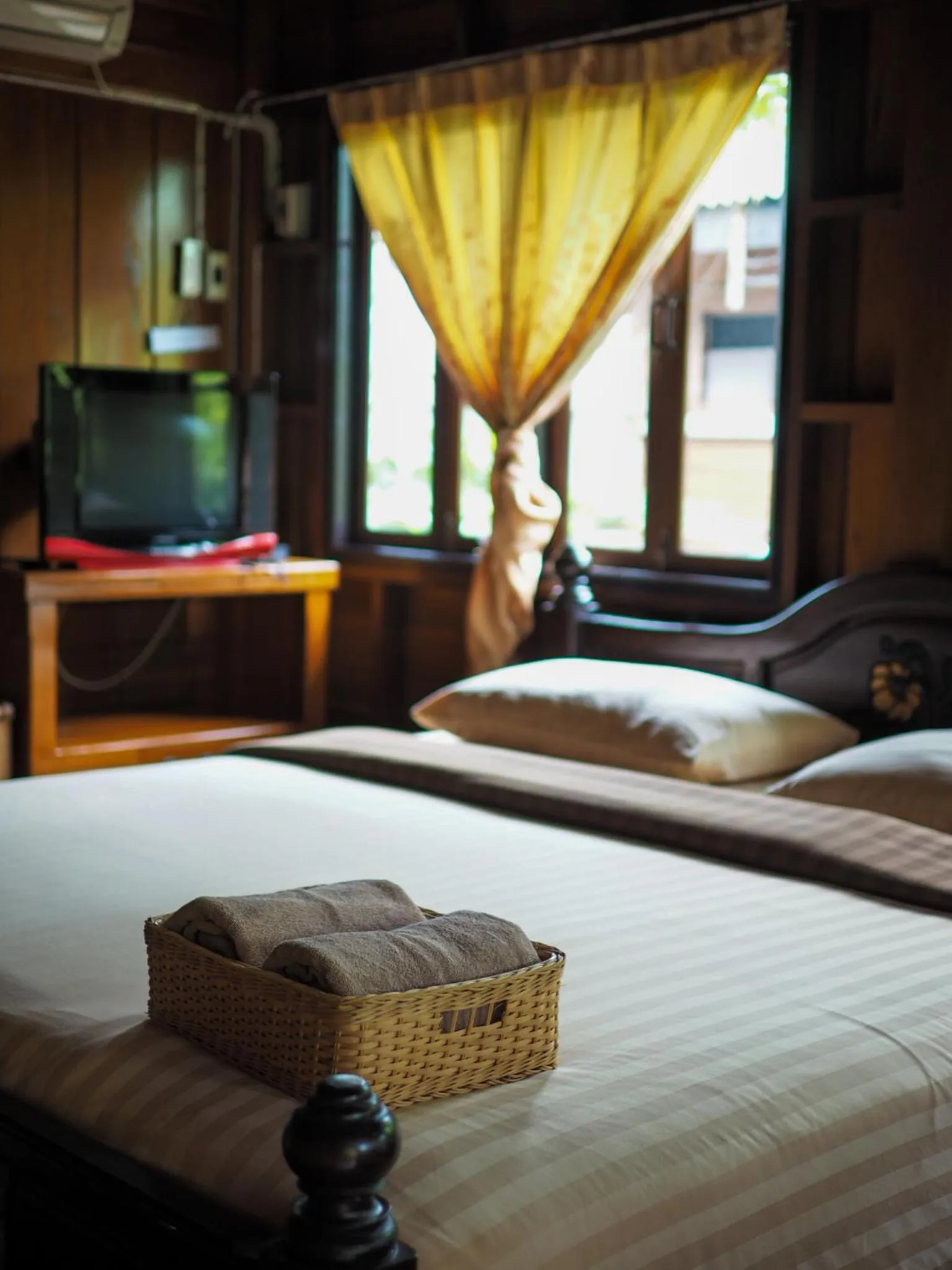 Bed in Baan Kong Homestay