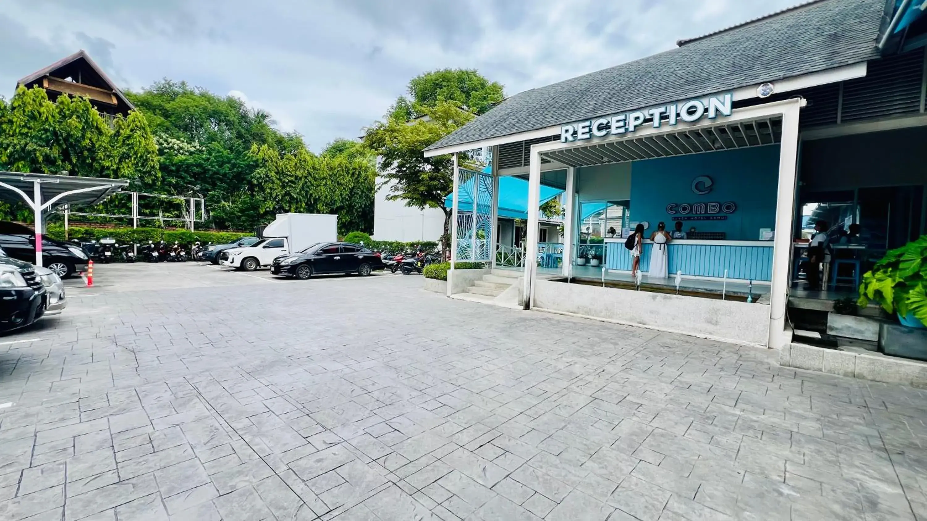 Lobby or reception in Combo Beach Hotel Samui Lobby or reception in Combo Beach Hotel Samui