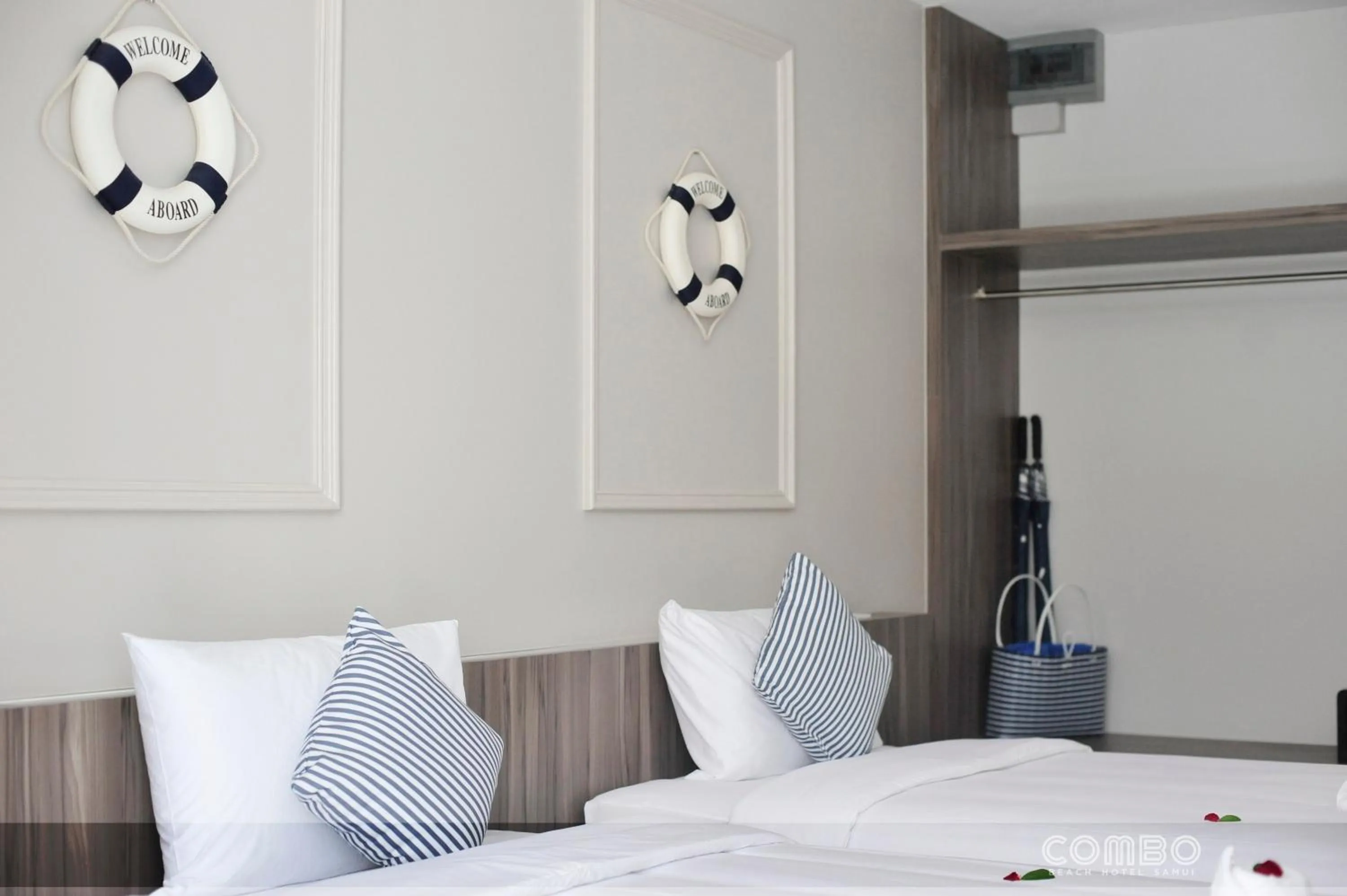 Bedroom, Bed in Combo Beach Hotel Samui