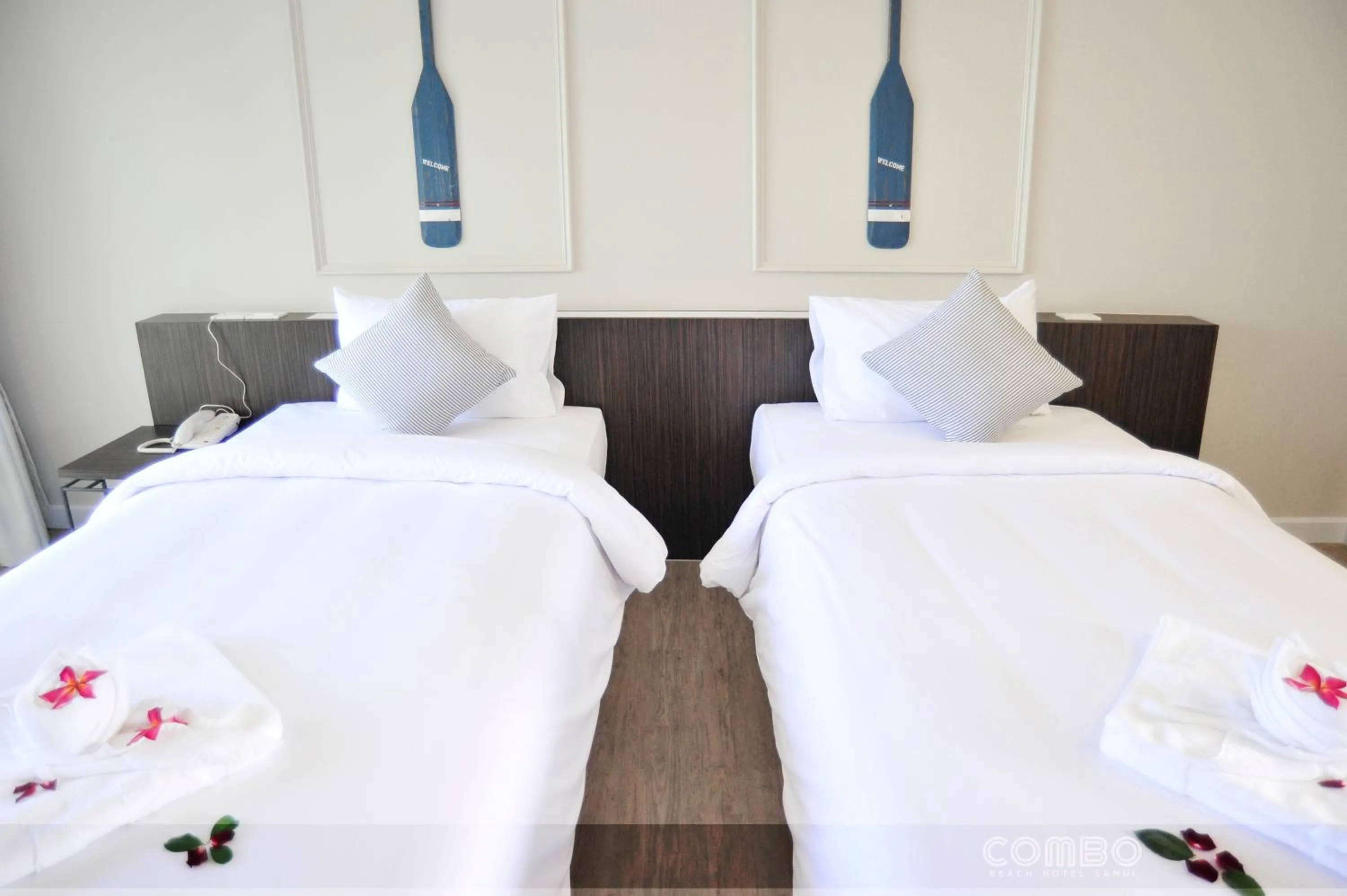 Bedroom, Bed in Combo Beach Hotel Samui