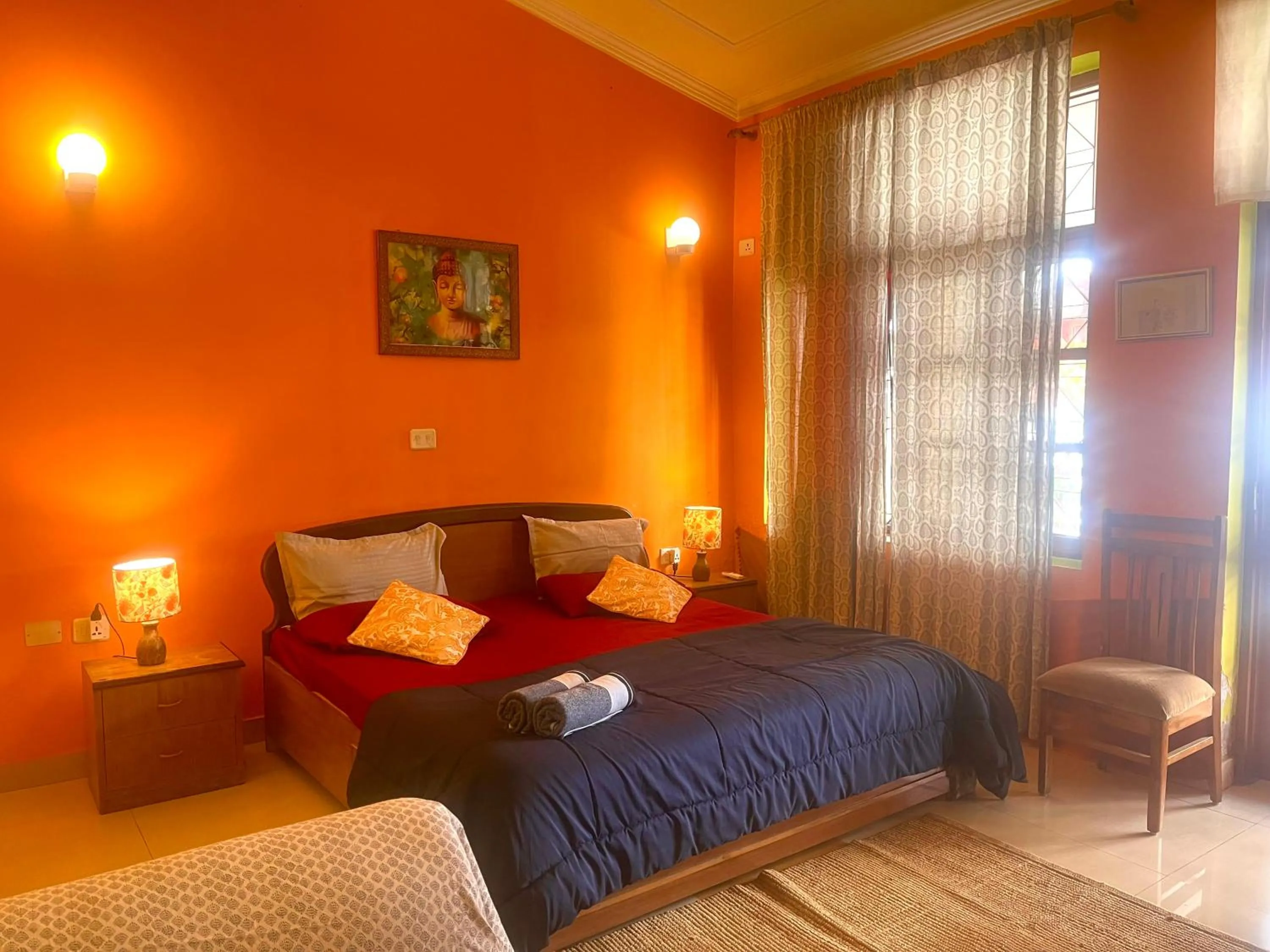 Bed in Ganga Vatika Boutique Hotel, Rishikesh