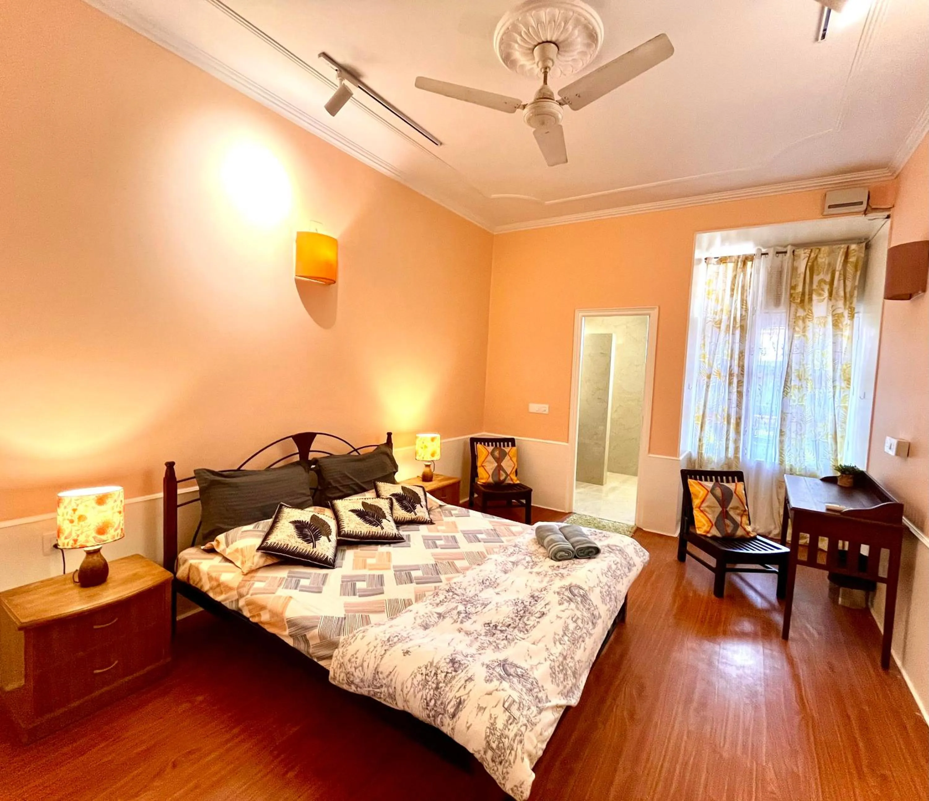 Bed in Ganga Vatika Boutique Hotel, Rishikesh