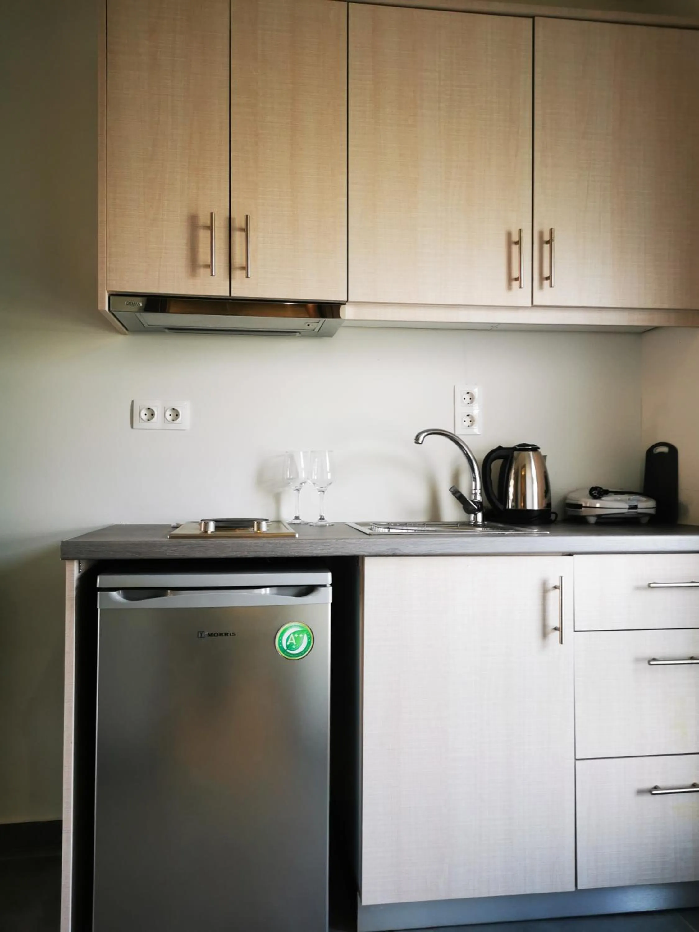 Kitchen or kitchenette in Anemona Beach apartments