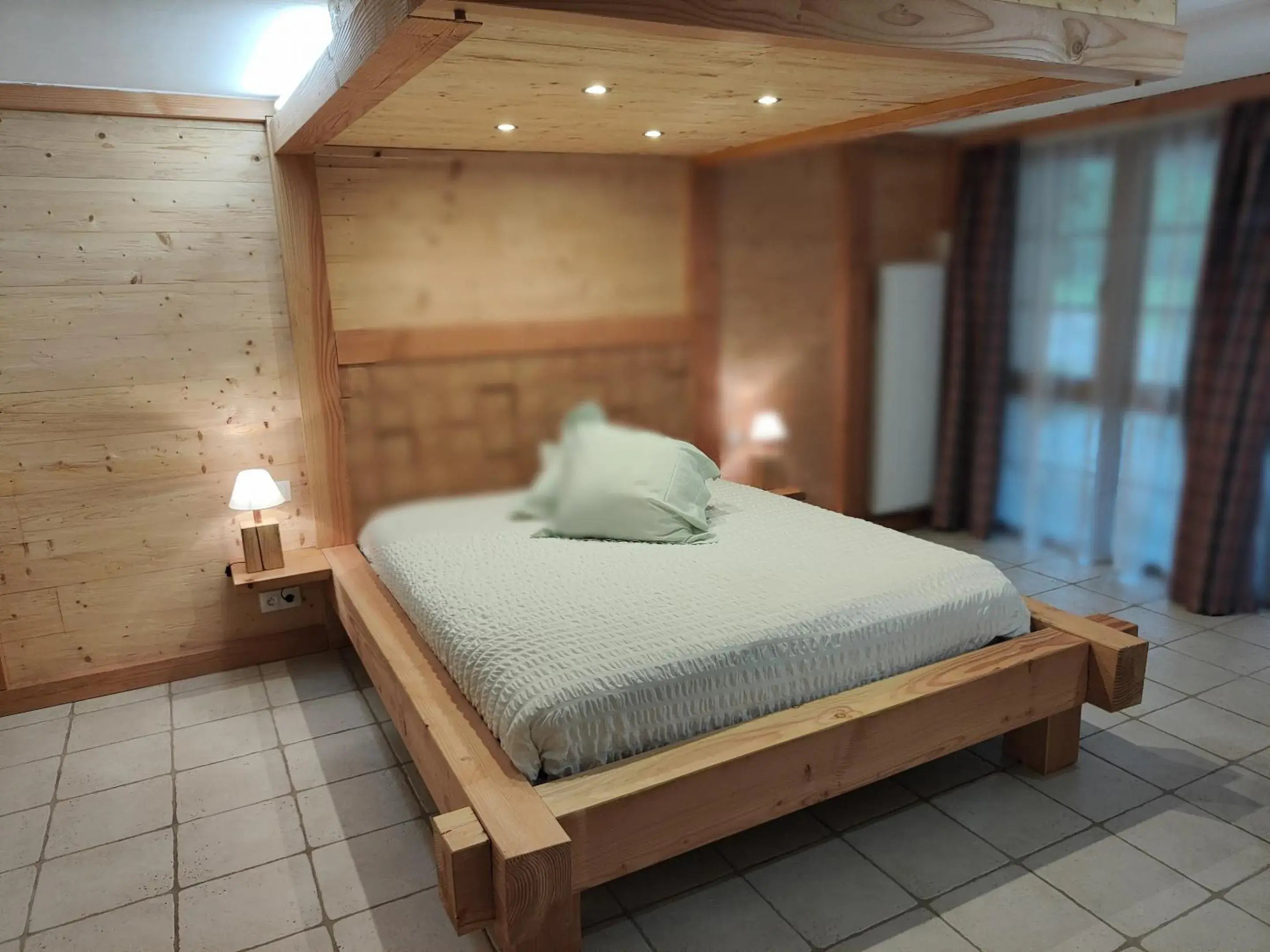 Bedroom, Bed in Maison d'hôtes La Cerisaie Bedroom, Bed in Maison d'hôtes La Cerisaie