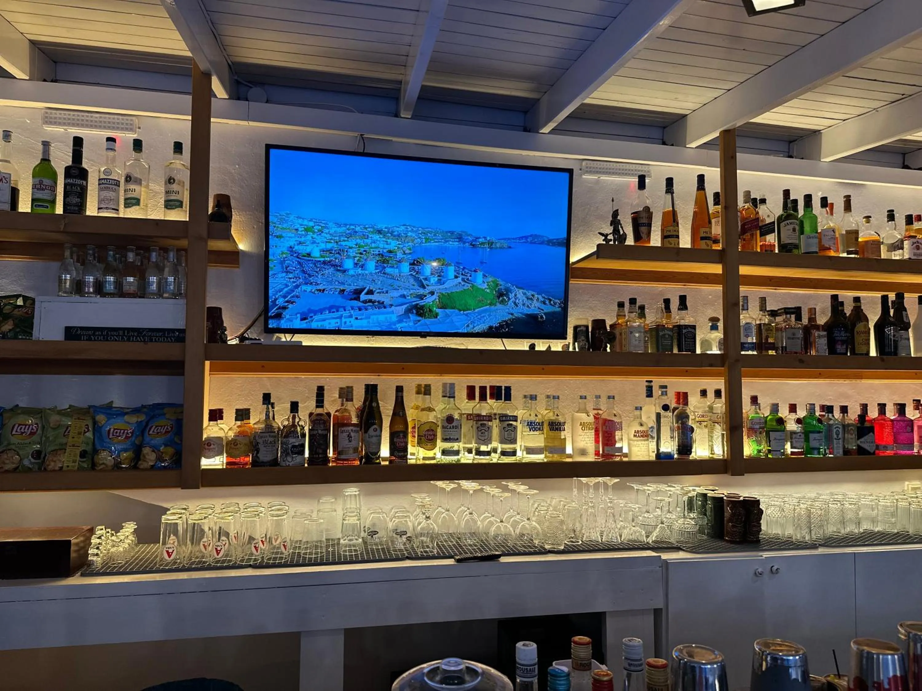 Alcoholic drinks in Lindos Athena