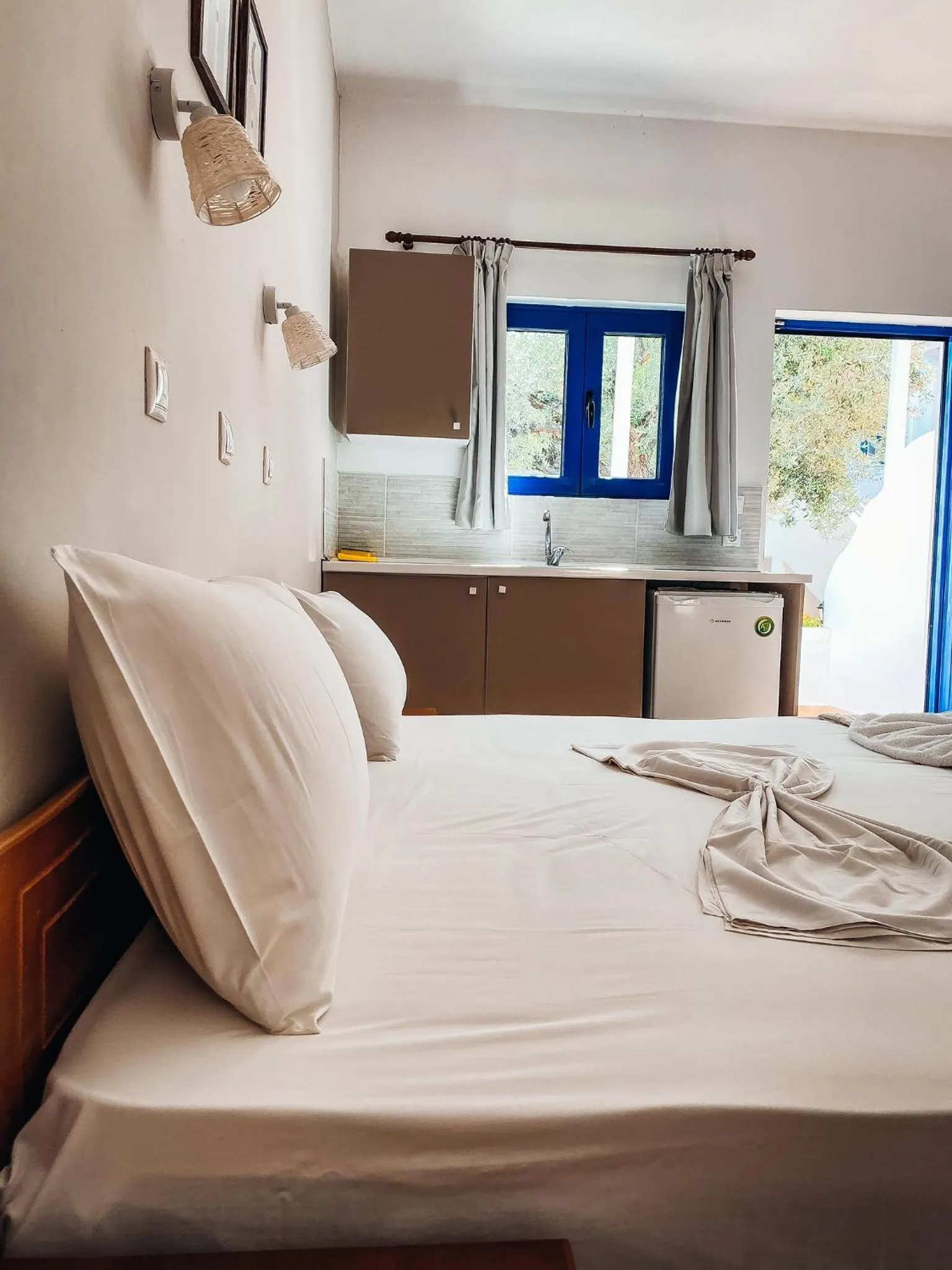 Bedroom, Bed in Lindos Athena