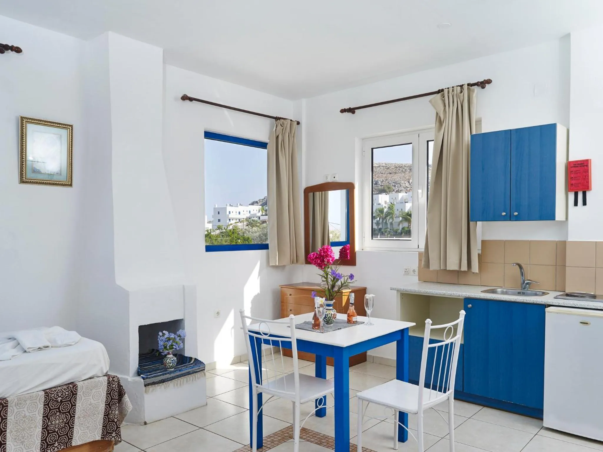 Bedroom in Lindos Athena