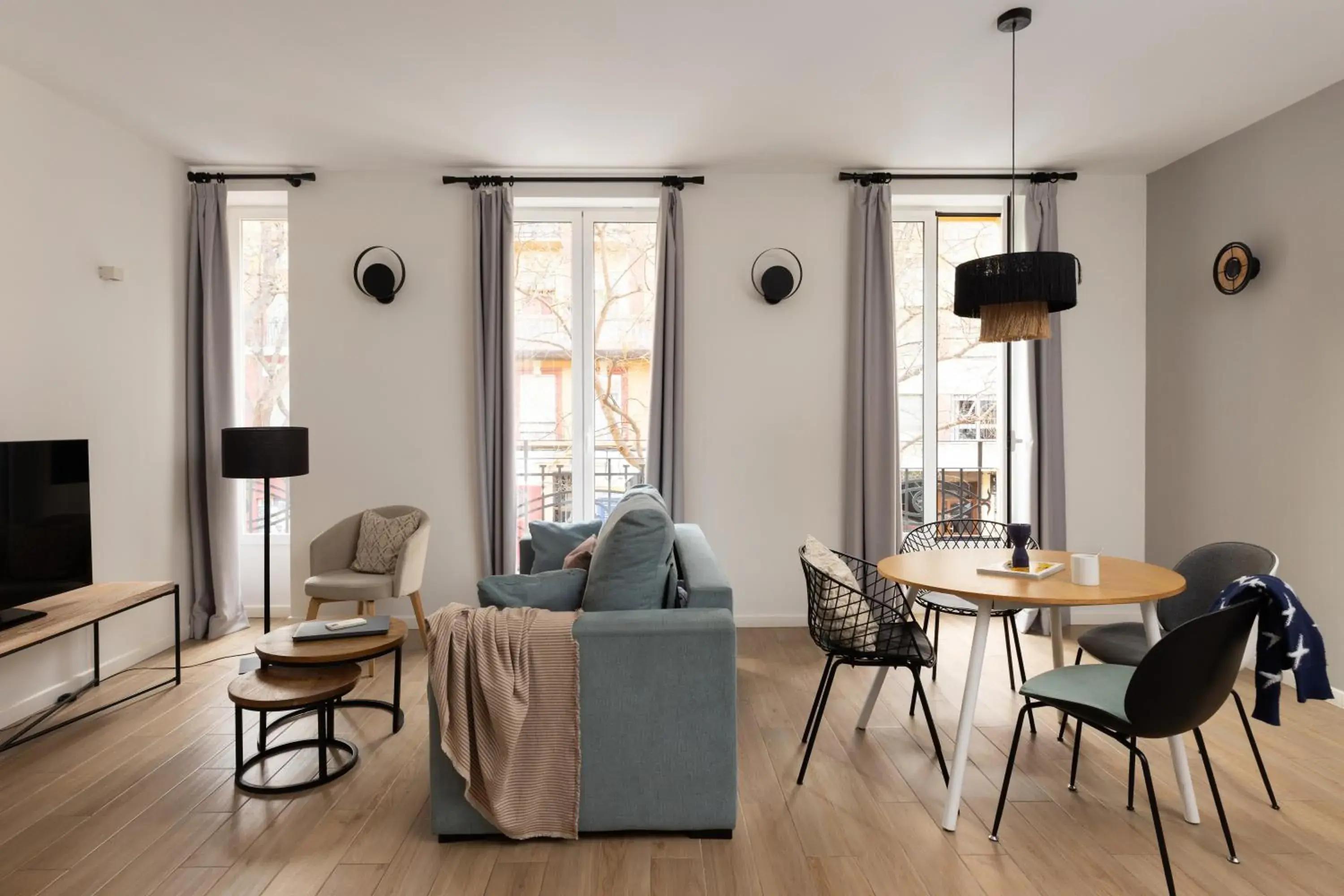 Living room in Apartamentos Líbere Valencia Abastos Living room in Apartamentos Líbere Valencia Abastos