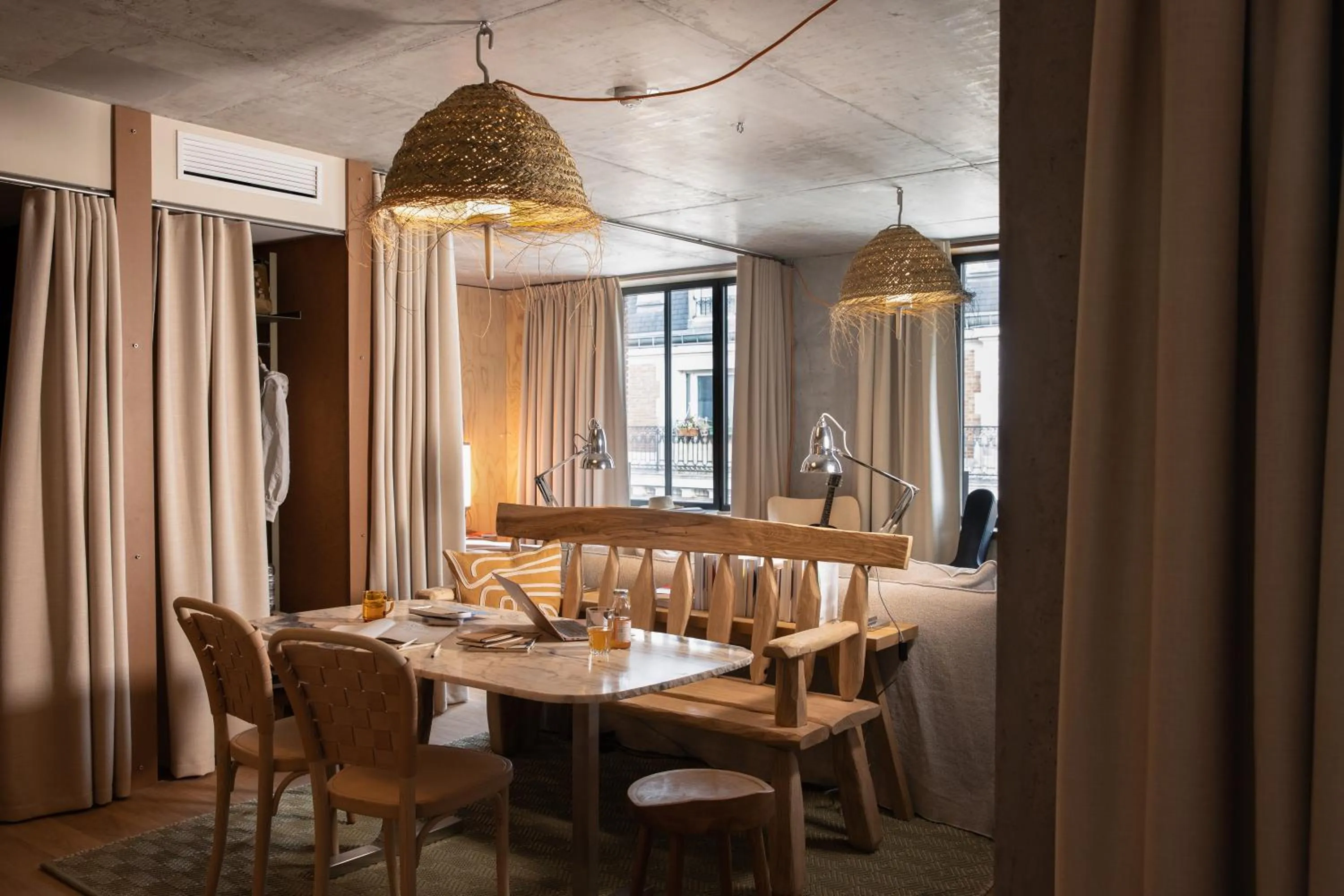 Seating area in MOB House