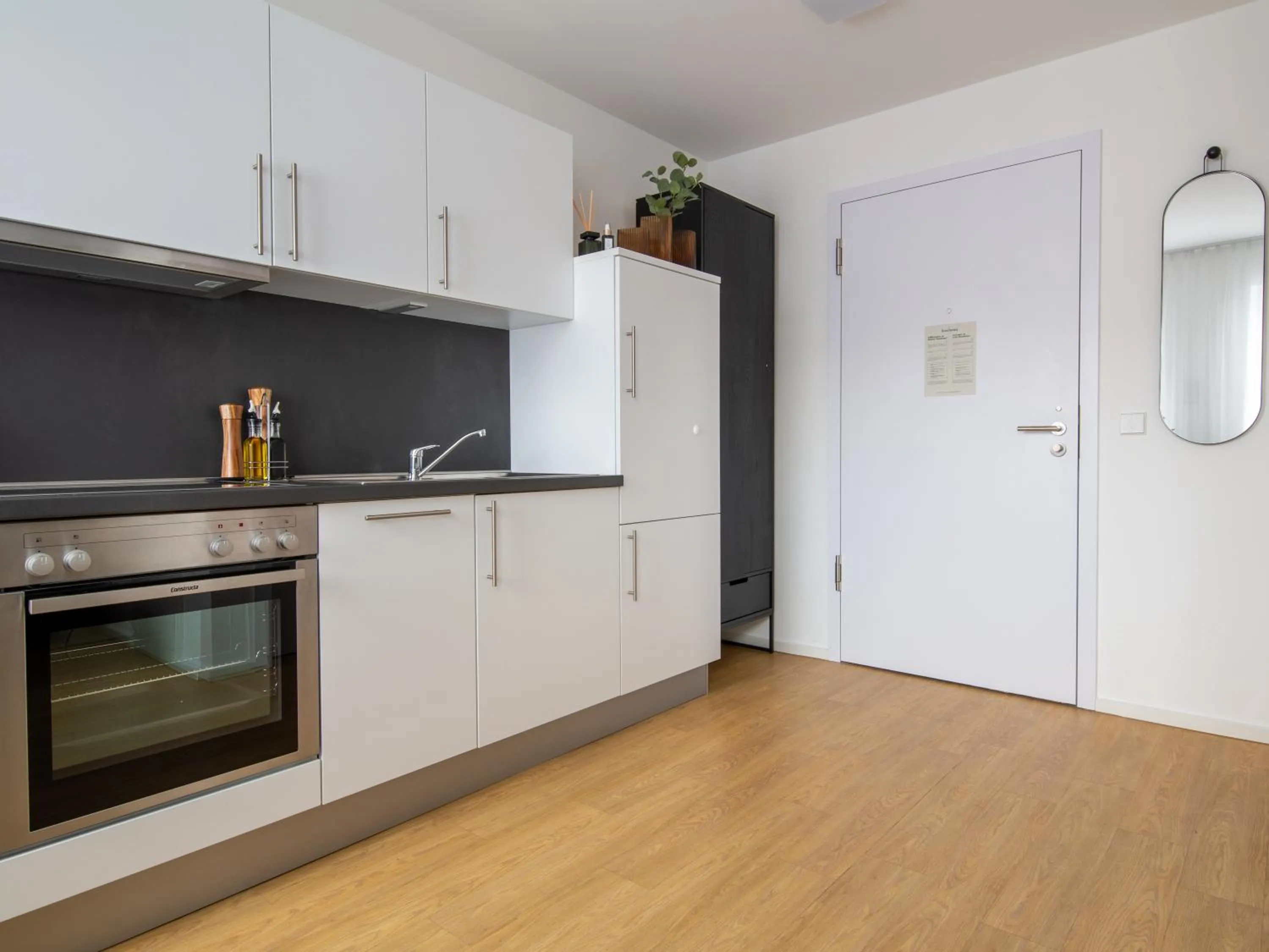 kitchen in Limehome Passau Bahnhofstraße