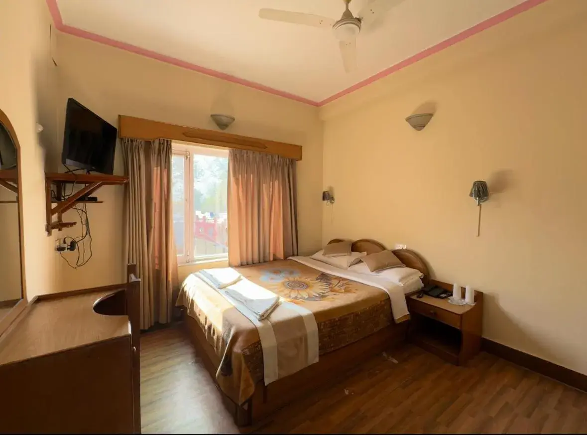 Bed in Green Tara Hotel Bed in Green Tara Hotel