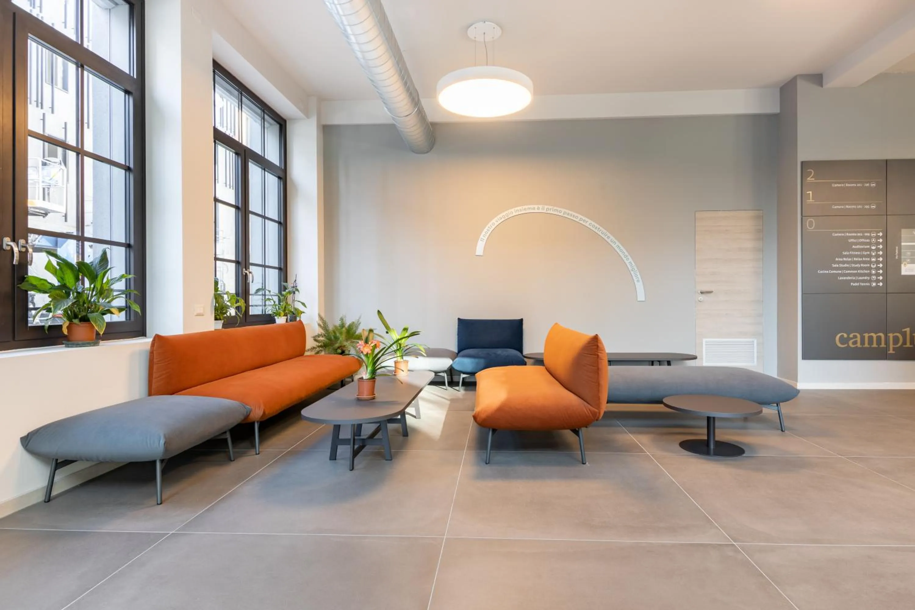 Seating area in Camplus Regio Parco