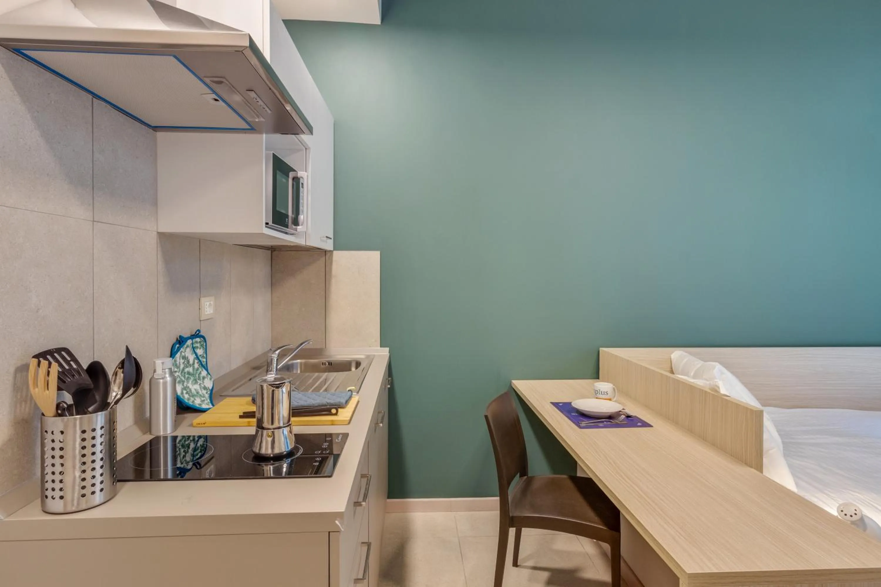 Kitchen or kitchenette in Camplus Regio Parco