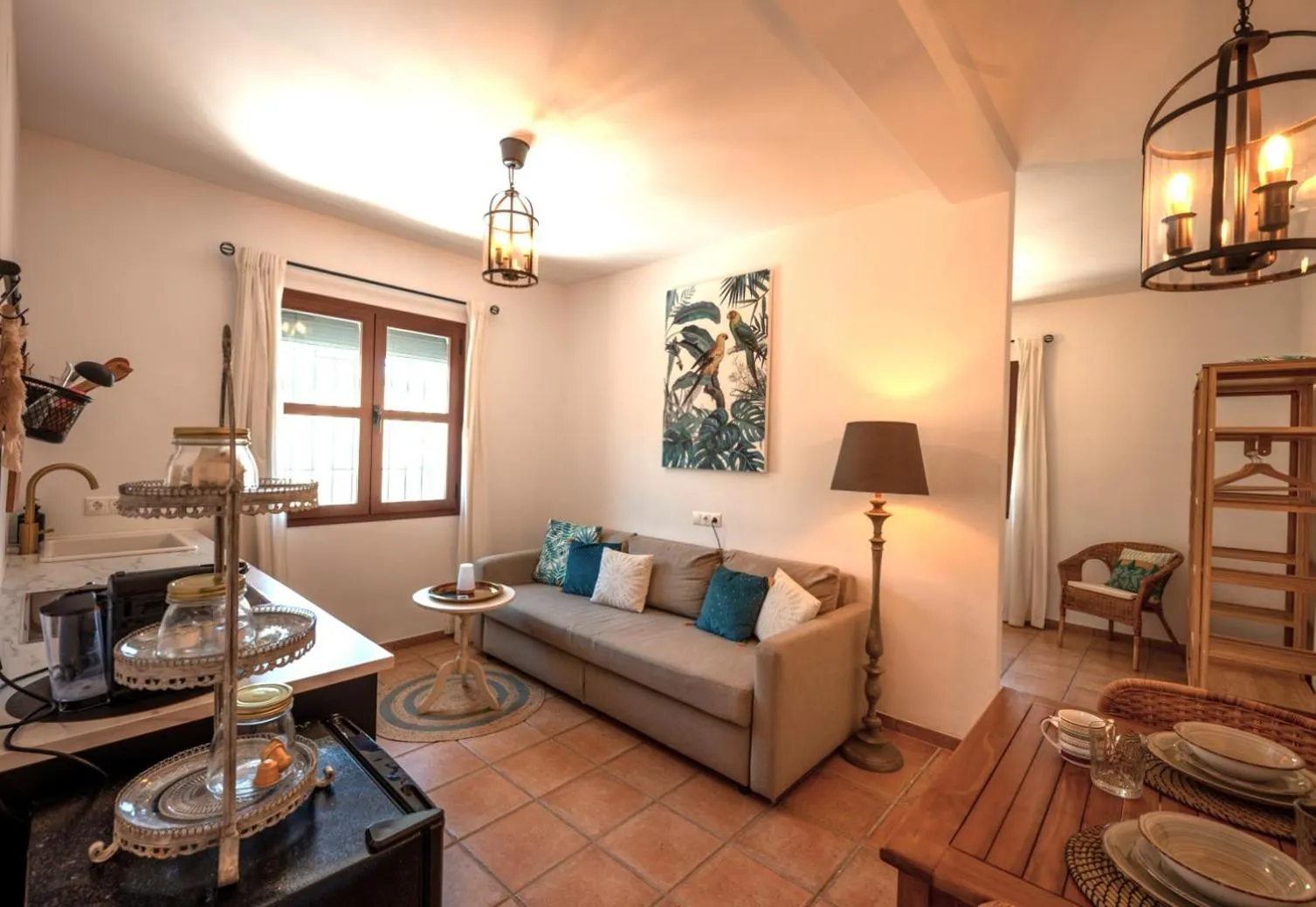 Seating area in Hacienda el Tarajal