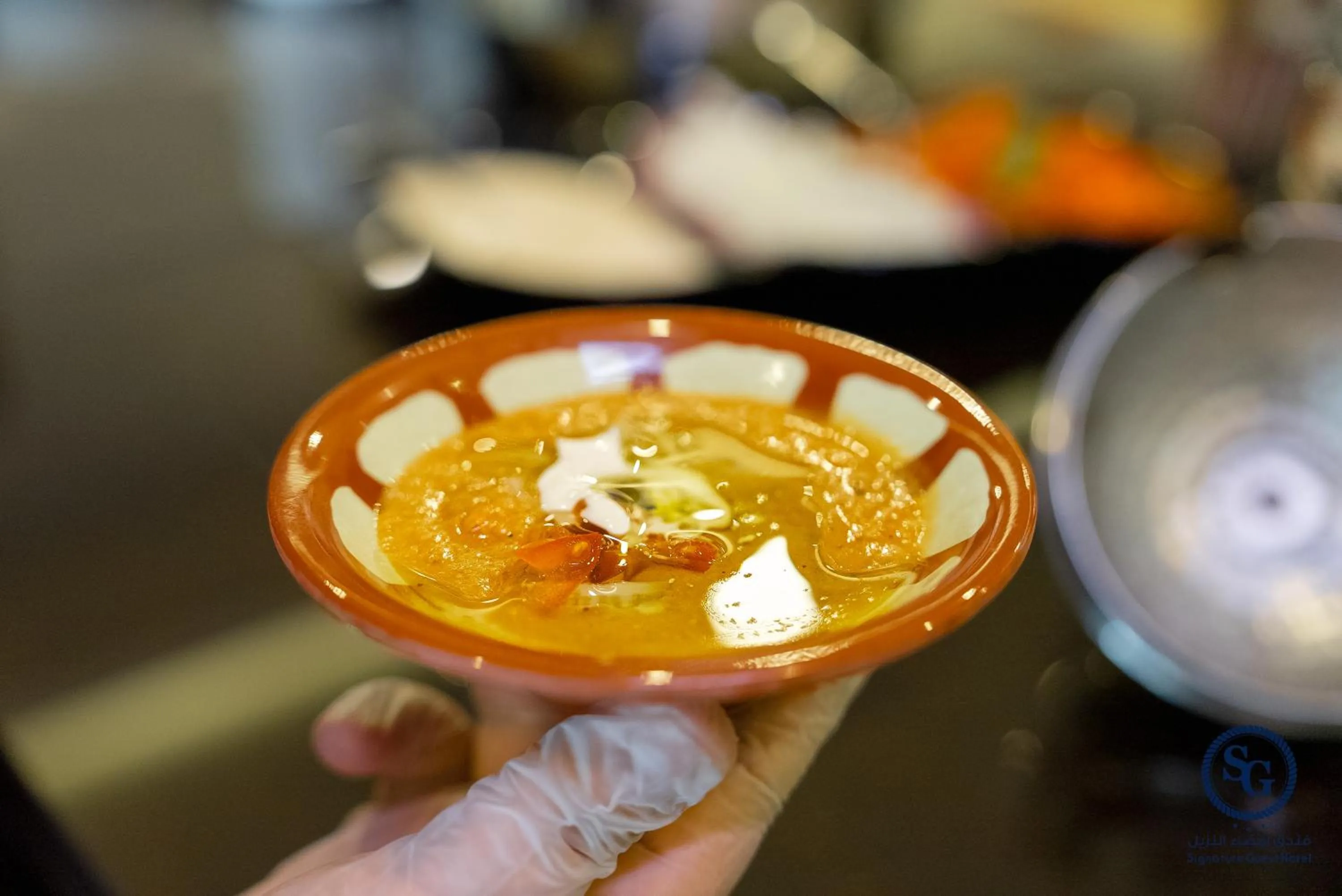 Breakfast in Signature Guest Hotel فندق إمضاء النزيل الفندقية