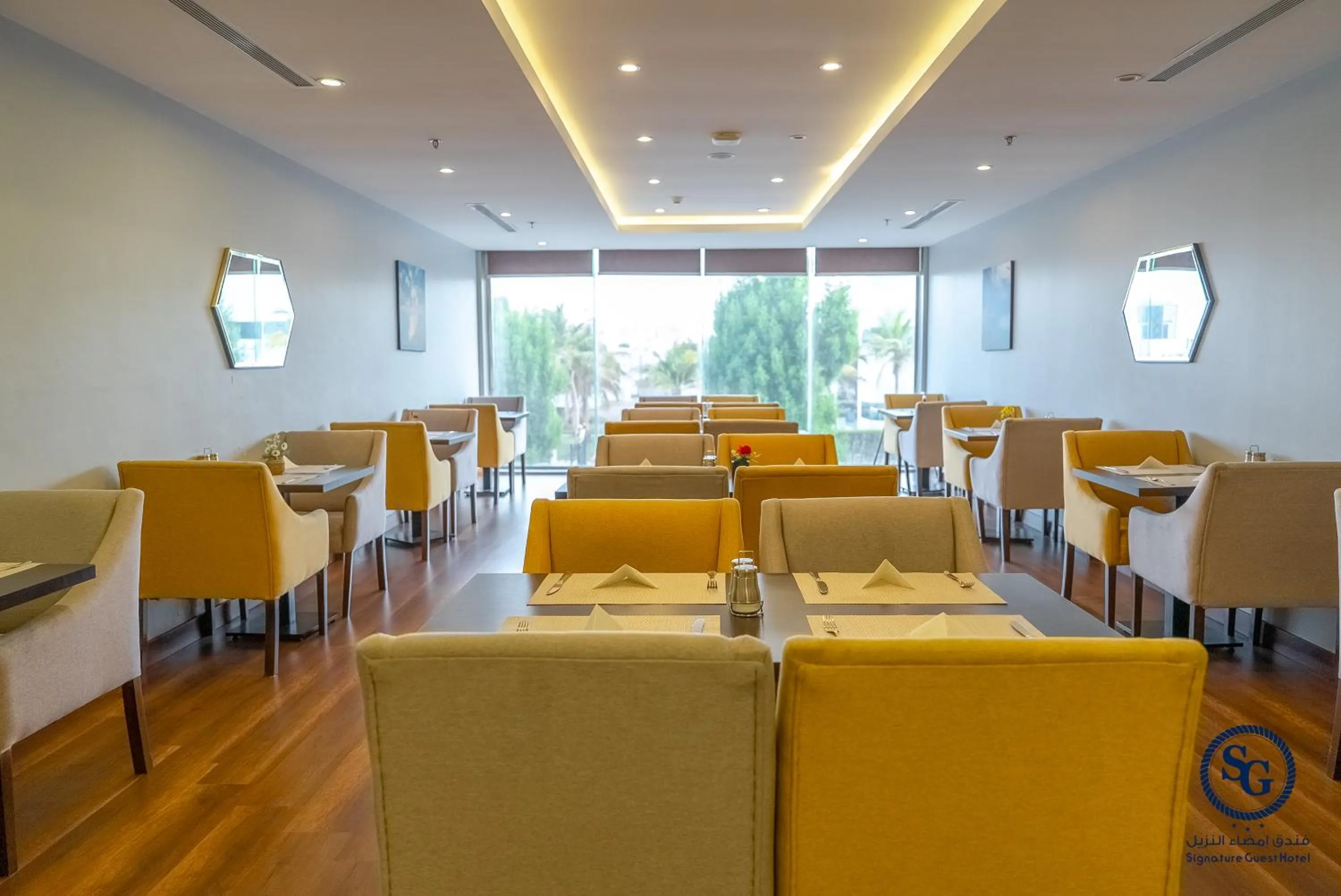 Restaurant/places to eat in Signature Guest Hotel فندق إمضاء النزيل الفندقية