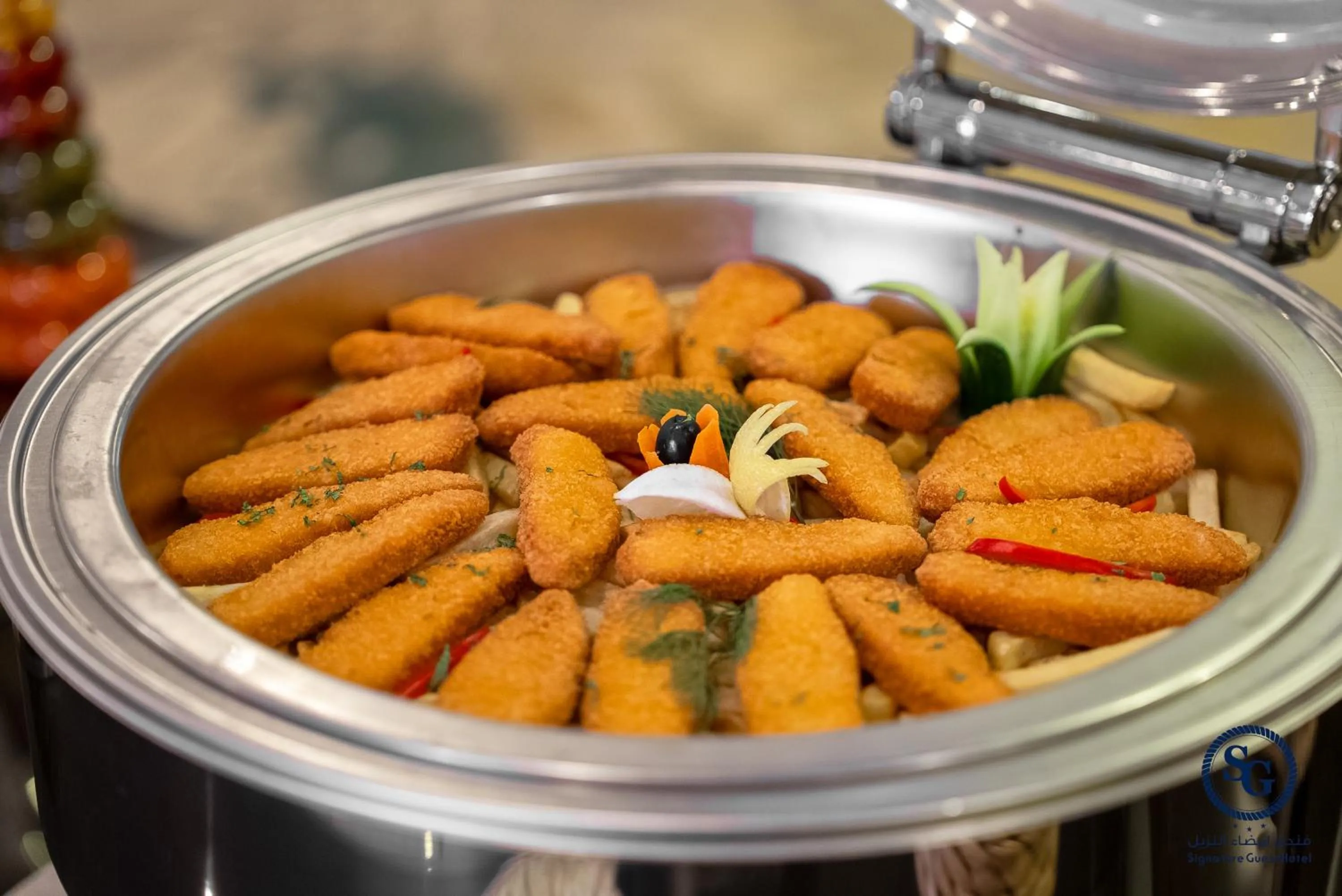 Buffet breakfast in Signature Guest Hotel فندق إمضاء النزيل الفندقية