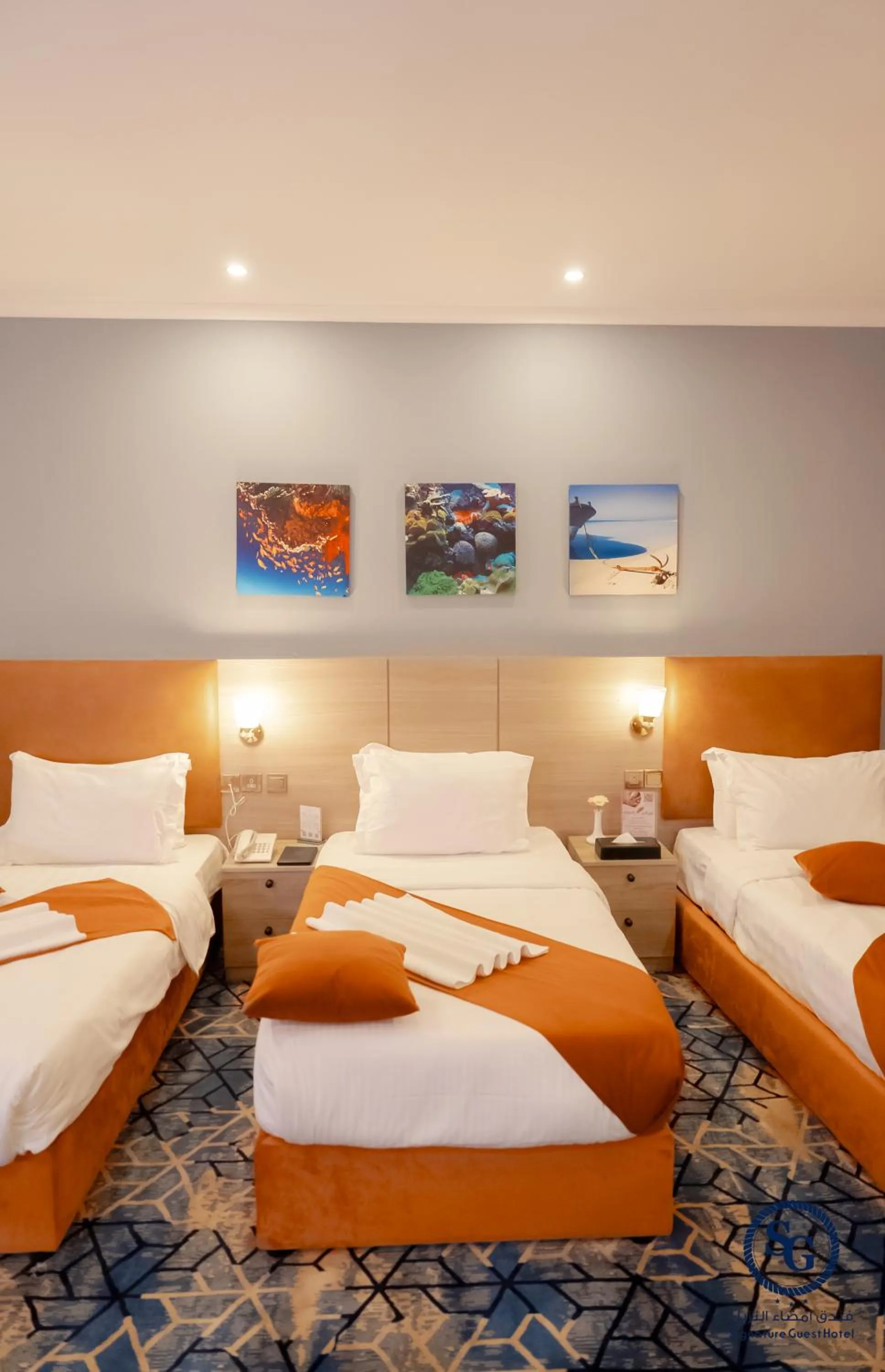 Photo of the whole room, Bed in Signature Guest Hotel فندق إمضاء النزيل الفندقية