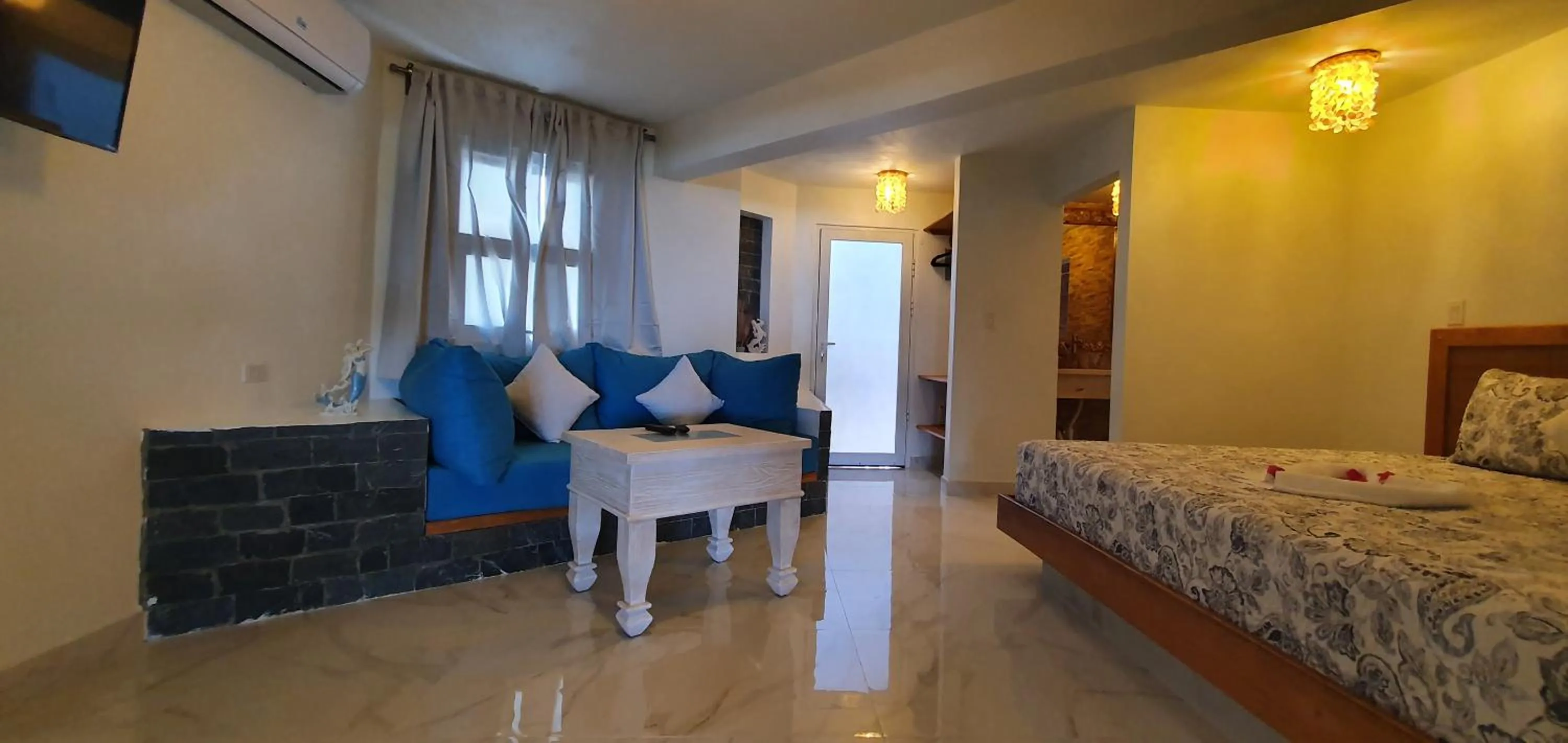 Bed in Tritón Hotel Boutique & Restaurant