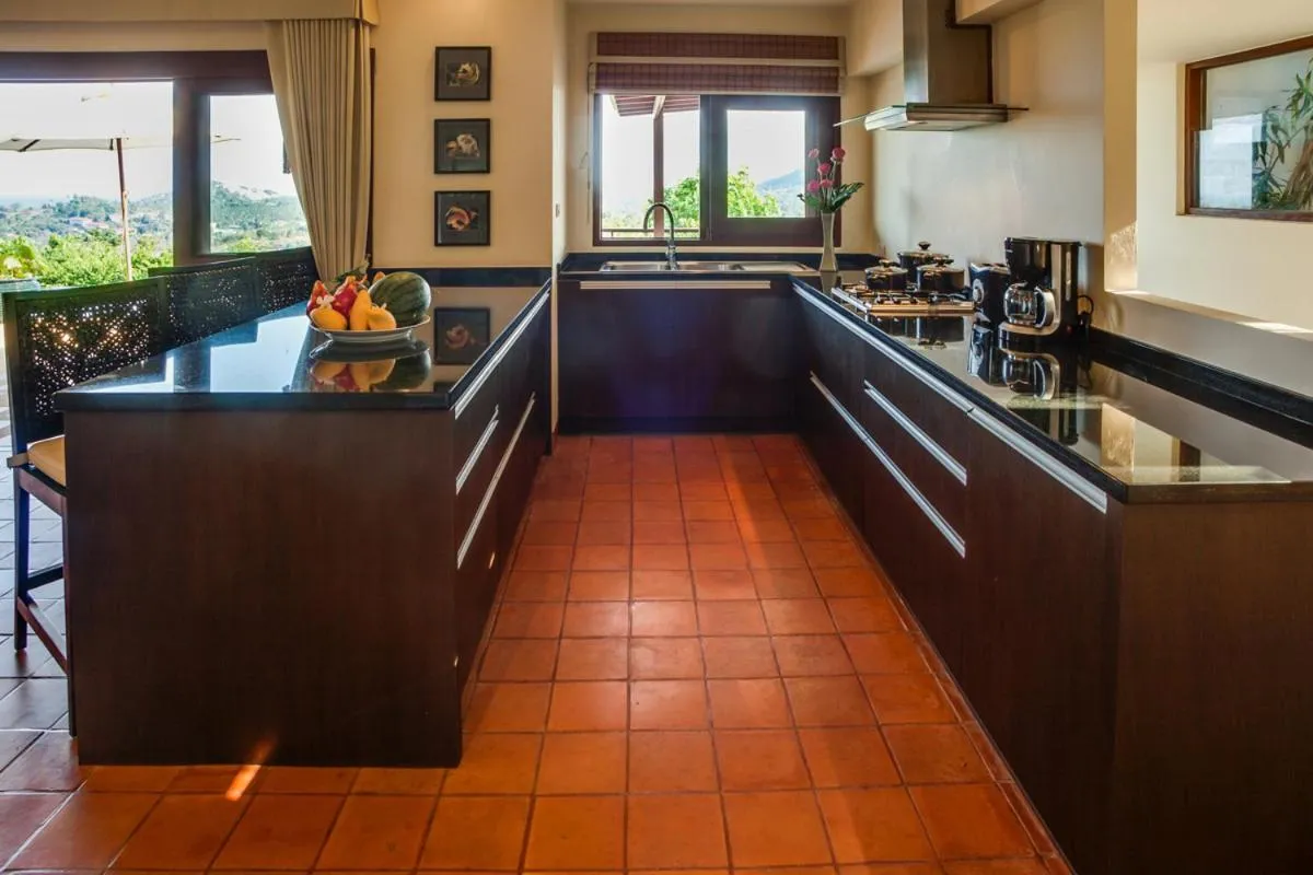 kitchen in Villa Alpha - Seaview Private Villa