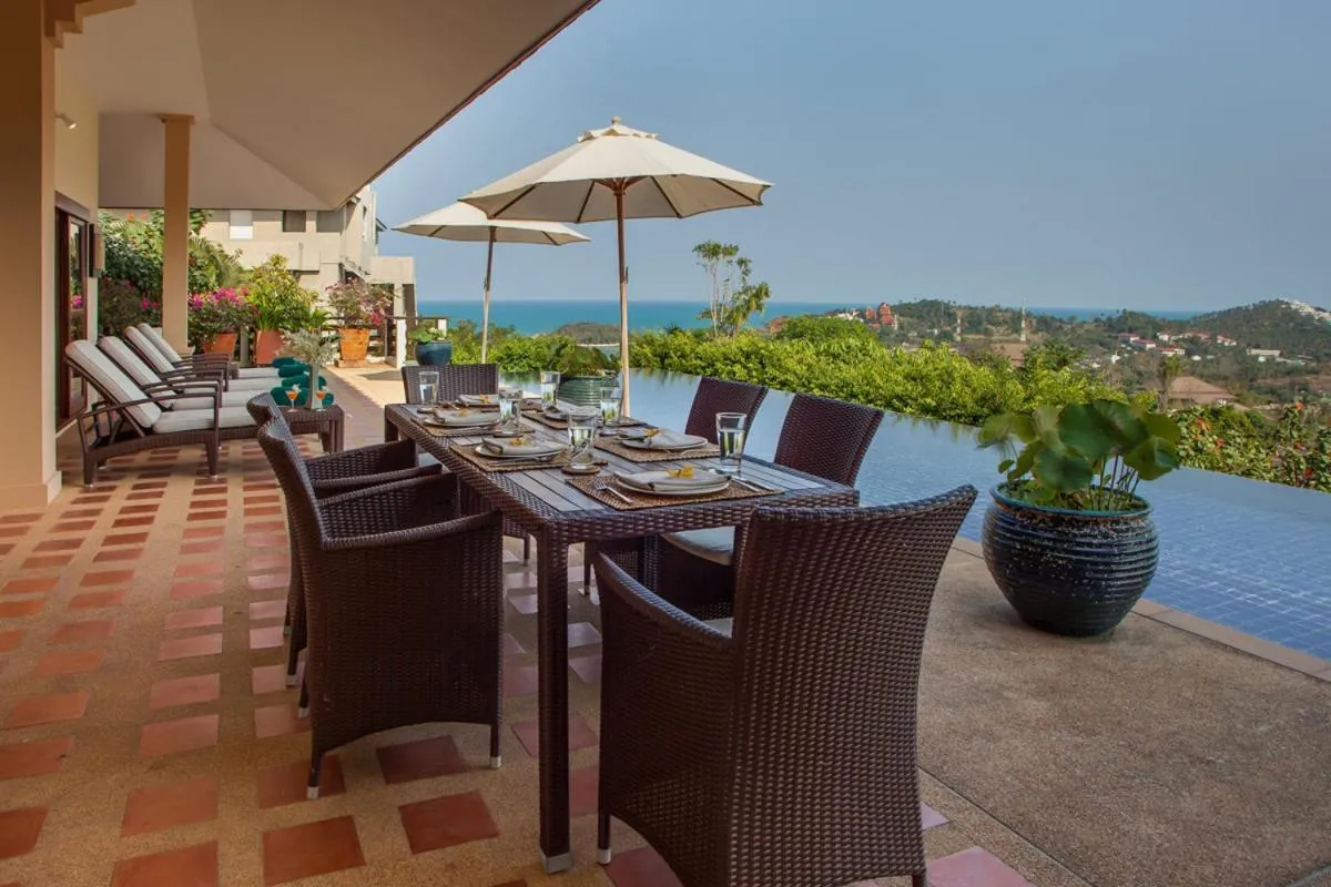 Balcony/Terrace in Villa Alpha - Seaview Private Villa