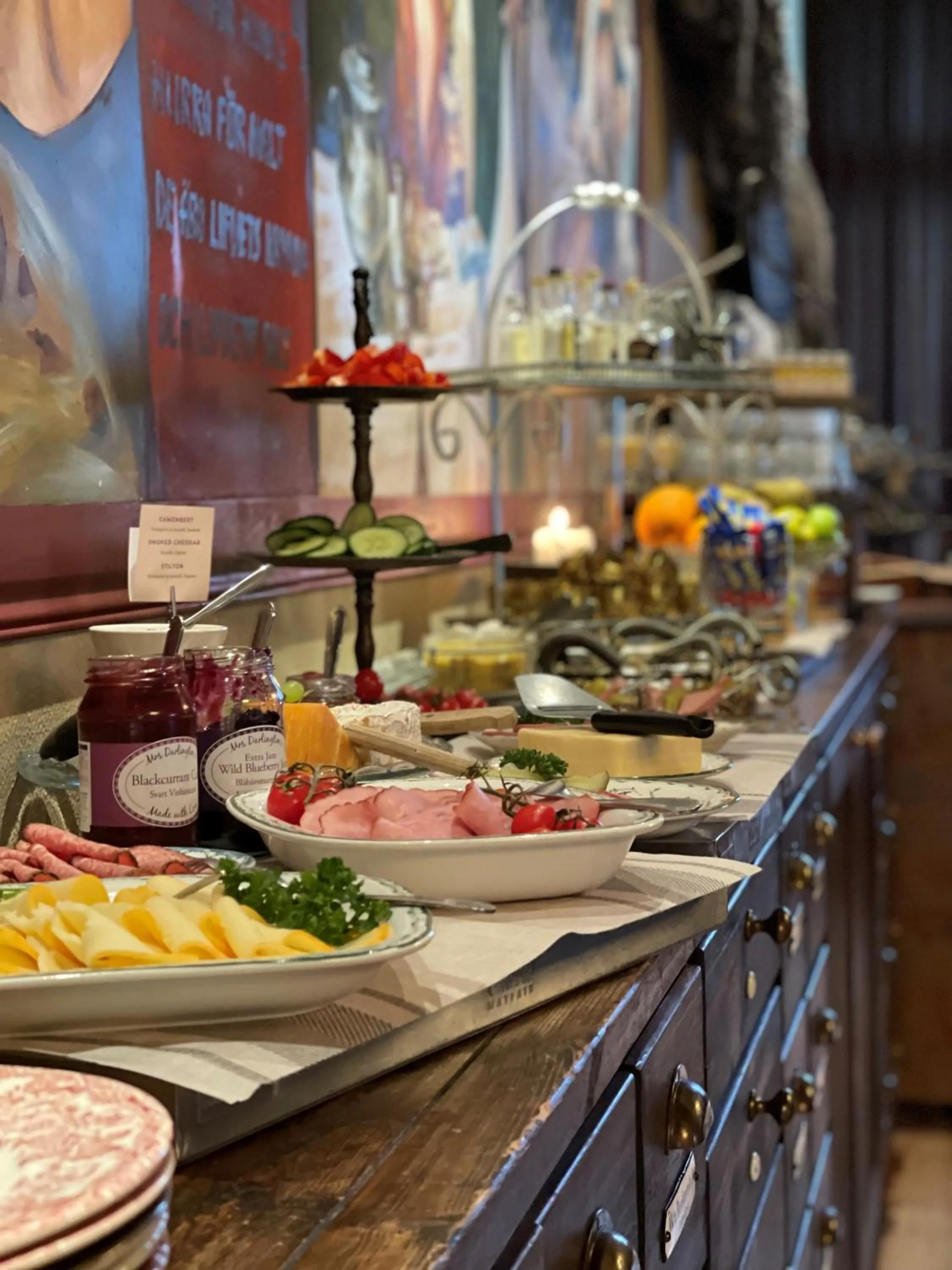 Buffet breakfast in Wärdshuset Bredaryd