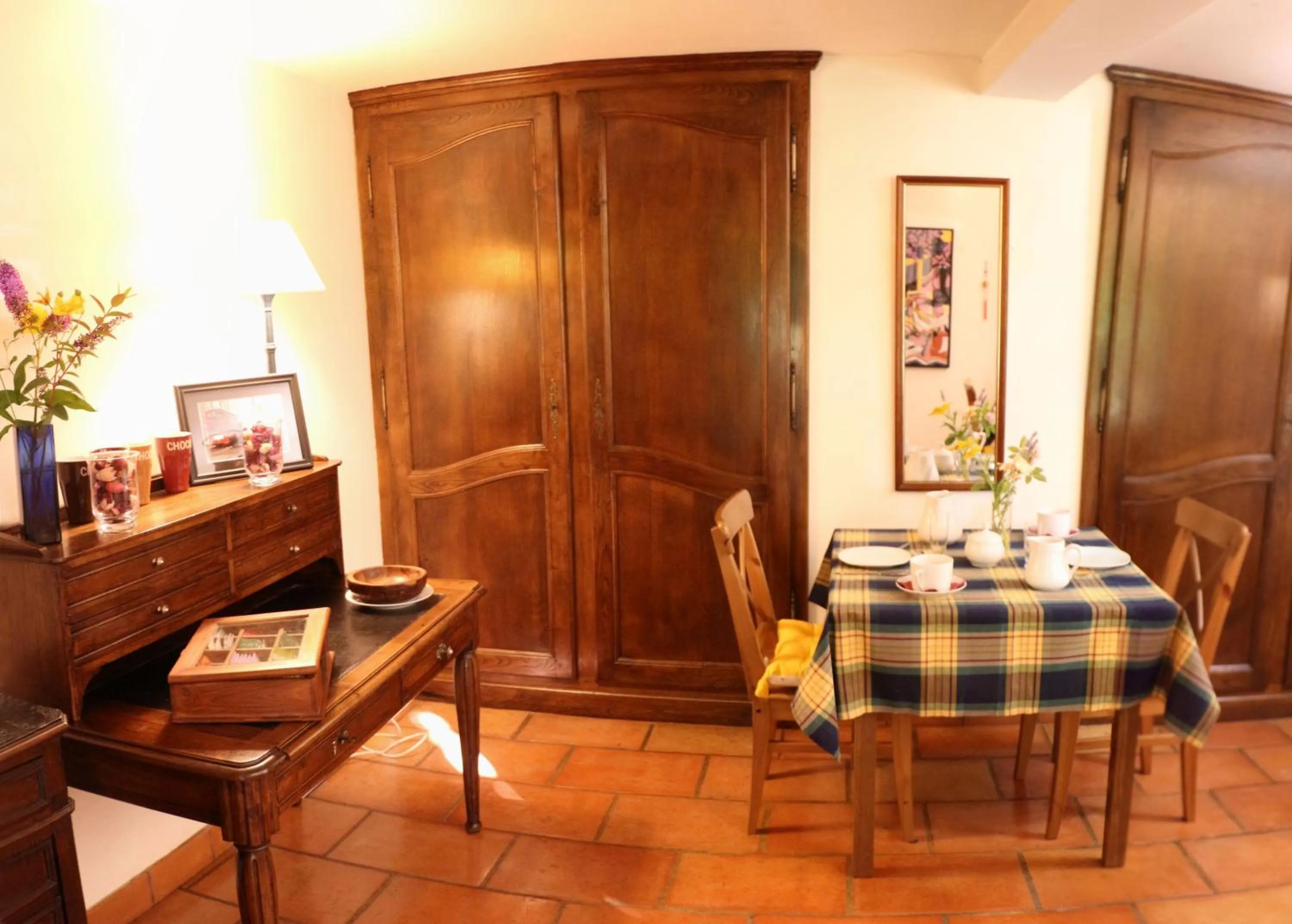 Dining area in La Closerie de l'Autan