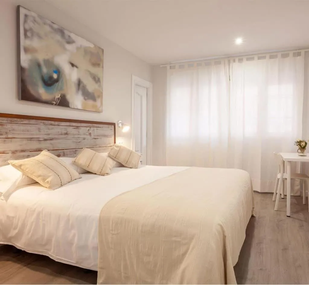 Bed in Hotel Prada.