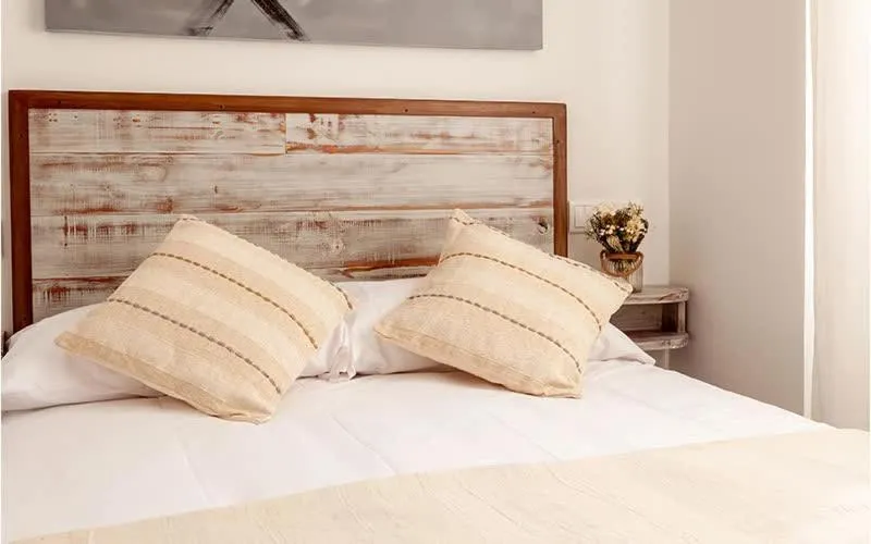 Bed in Hotel Prada.