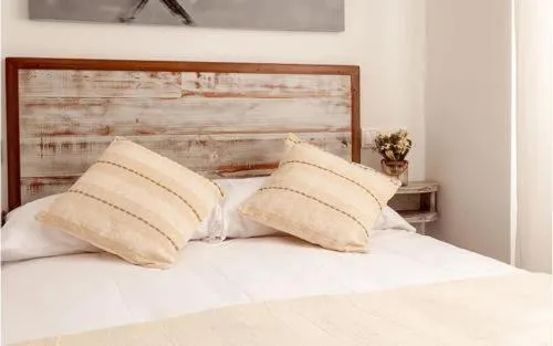 Bed in Hotel Prada.
