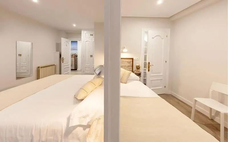 Bed in Hotel Prada.